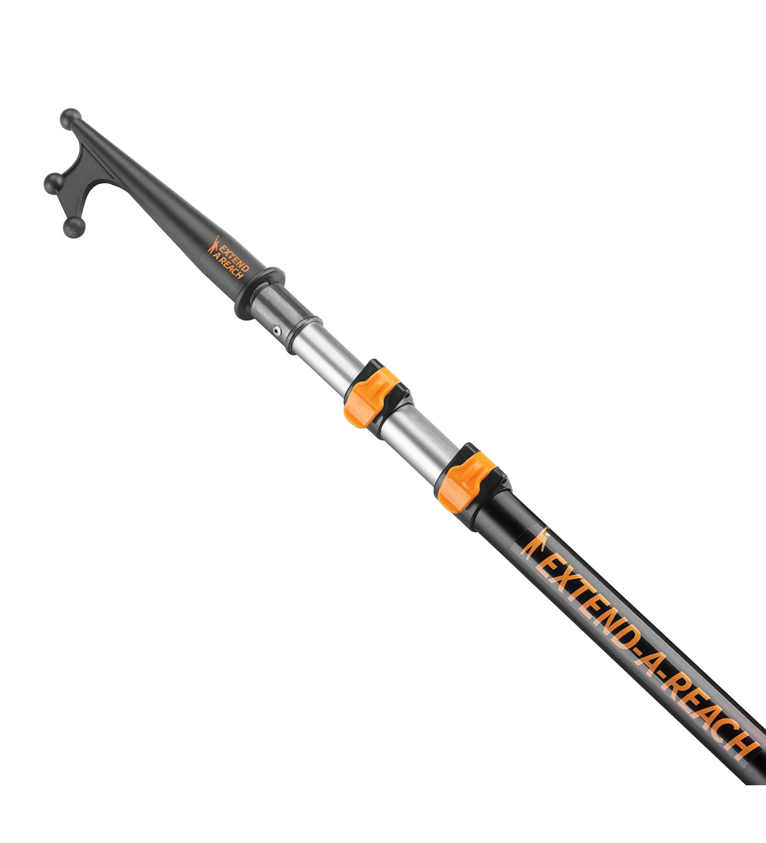 Telescoping Boat Hook for Docking 12 Feet - Durable, Lightweight and Sturdy | Floating Pole for Push-Pull and Boating - Buy Online on SooperMarket.com