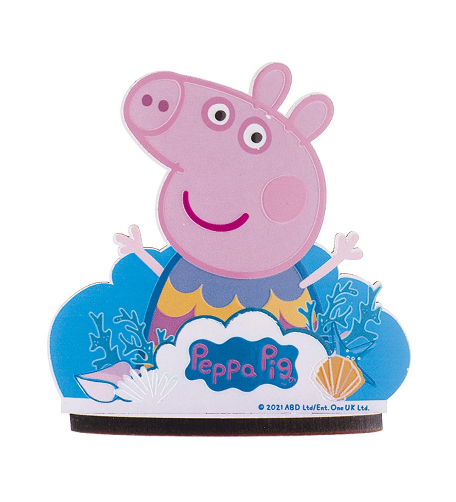 Dekora - Cake Topper Cake Decoration | Peppa Pig Cake Decoration - Dimensions 12 x 12.5 cm - Buy Online on SooperMarket.com