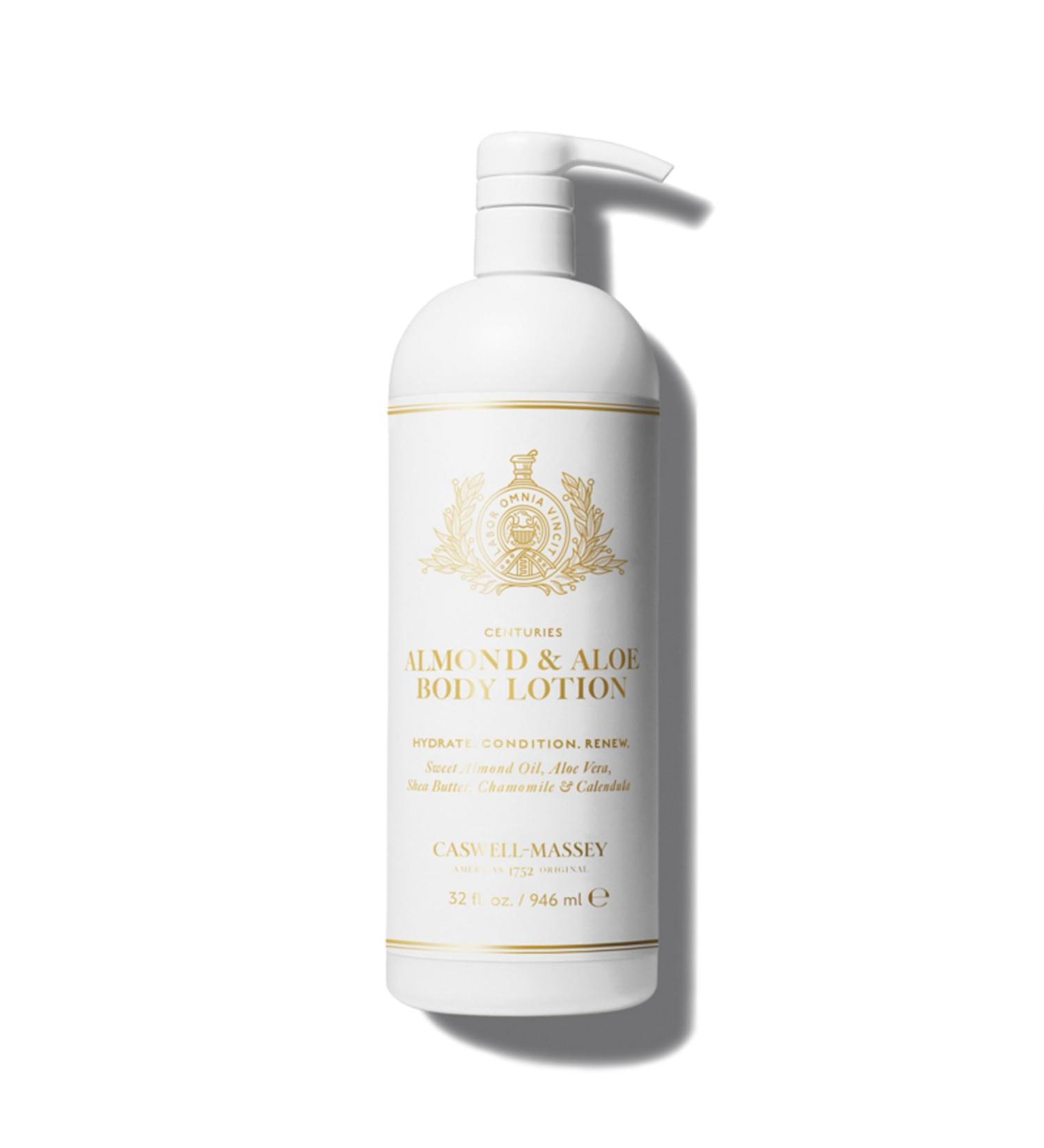 Buy Caswell-Massey Almond & Aloe Lotion | Moisturizing Body Lotion for Women | Sweet Almond Scent with Aloe Vera Calendula & Chamomile - 32 Fl Oz - Buy Online on SooperMarket.com