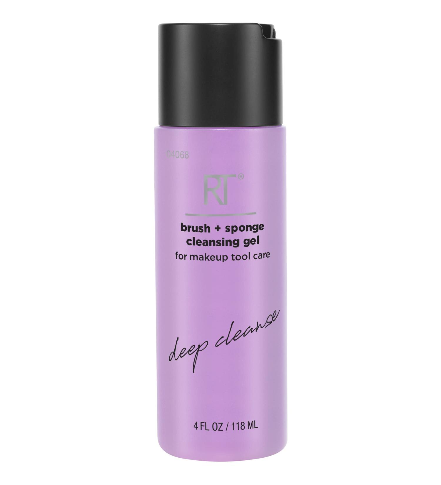 Real Techniques Makeup Brush & Beauty Sponge Cleansing Gel - 4 Fl Oz (Purple) - Buy Online on SooperMarket.com