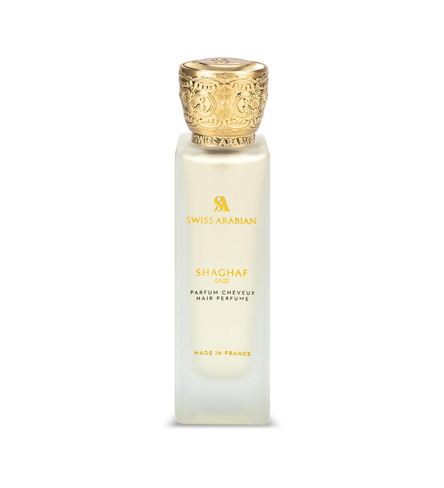 Swiss Arabian Shaghaf Oud - Hair Perfume for Women - Oud Gourmand Fragrance - Hair Mist with Vitamin E - Blend of Saffron Rose and Vanilla - 1.7 oz - Buy Online on SooperMarket.com