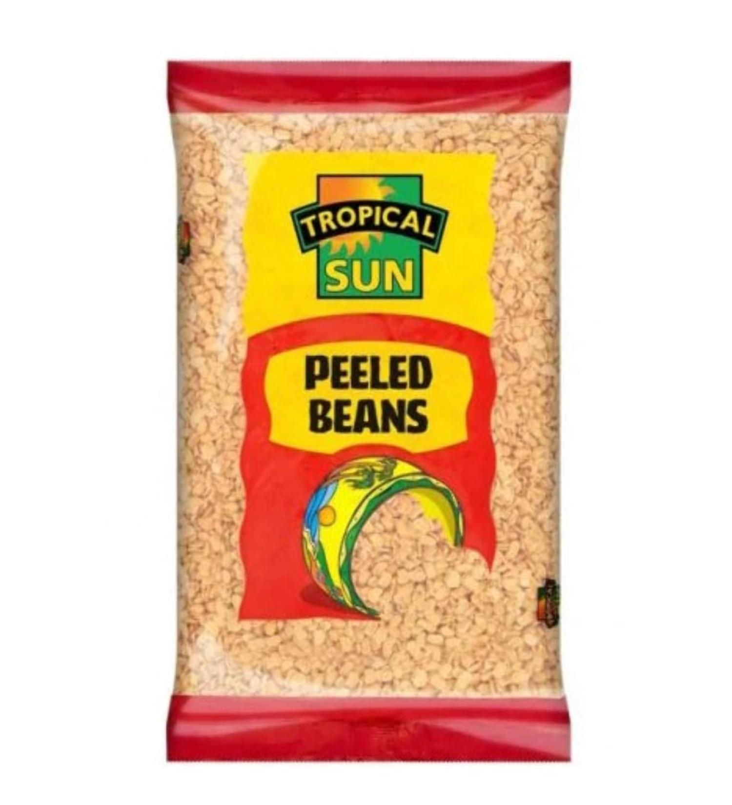 Tropical Sun Peeled Beans 5kg Box of 1-Fd