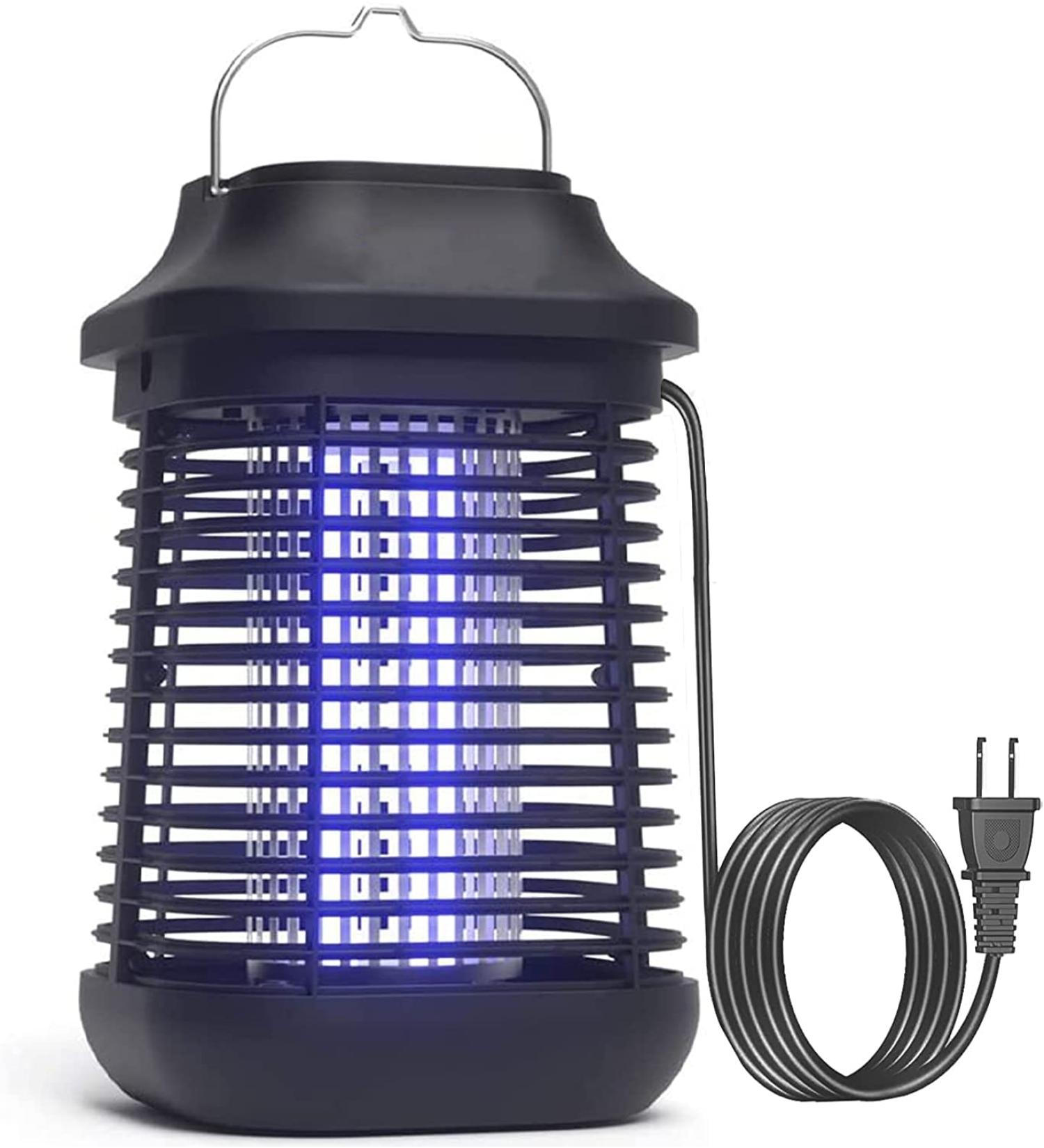 2-in-1 Bug Zapper: High-Powered Waterproof Mosquito Killer - 4200V Electronic Lamp for Home & Garden - Buy Online on SooperMarket.com