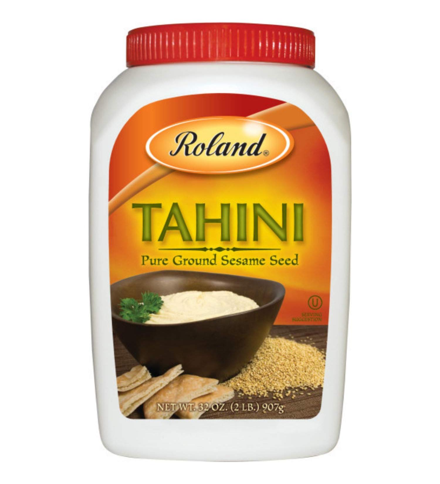 Roland Foods Tahini - Pure Ground Sesame Seed, Specialty Imported 2lb Jar - Buy Online on SooperMarket.com