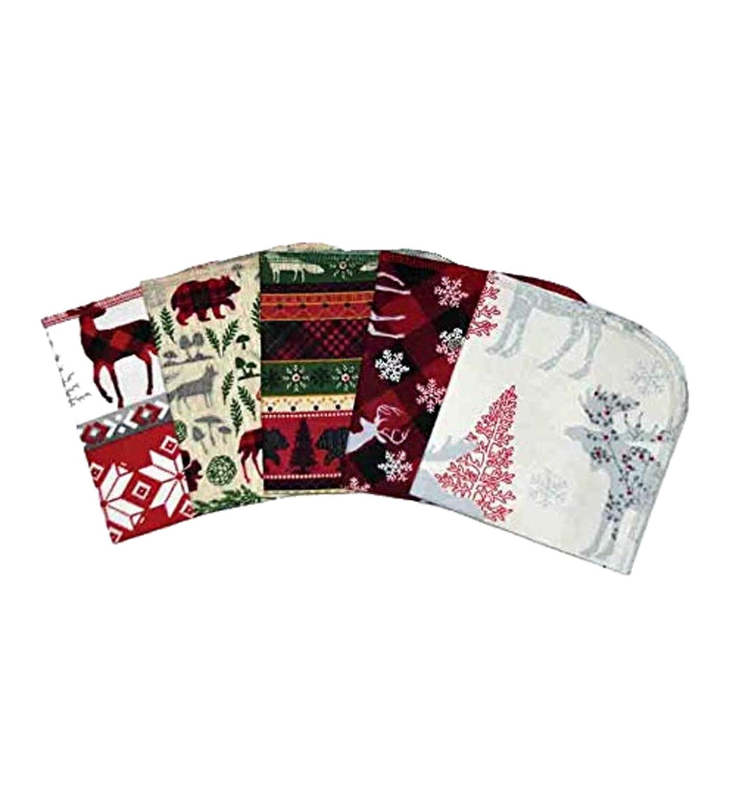 1 Ply Winter Lodging Set Napkins 12x12 inches 5 Pack - Little Wipes (R) Flannel - Buy Online on SooperMarket.com