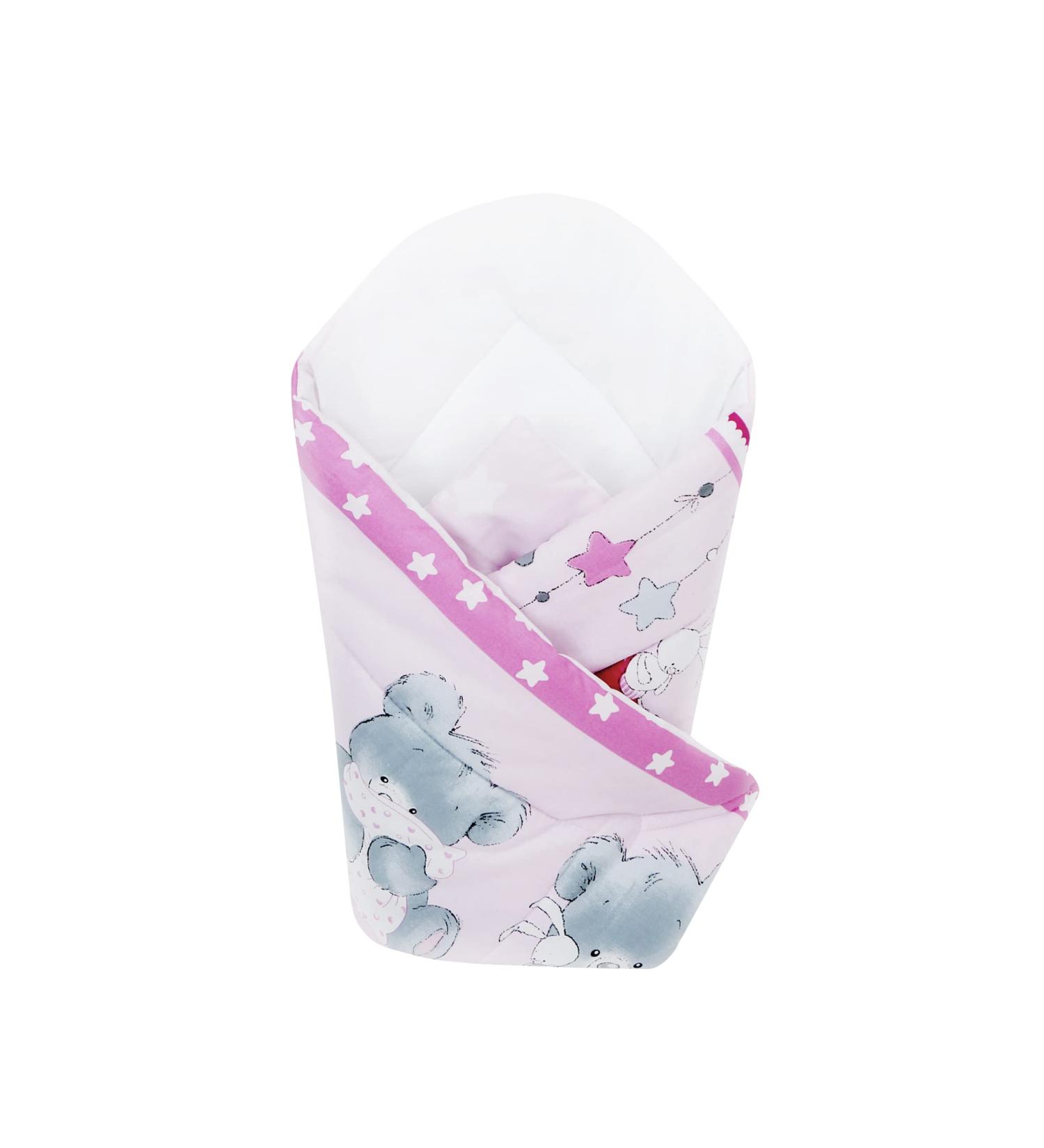 Baby Swaddle Wrap Blanket/Newborn Cotton Swaddling Sleeping Bag 0 to 3 Months (Mika Pink) 22 - Buy Online on SooperMarket.com