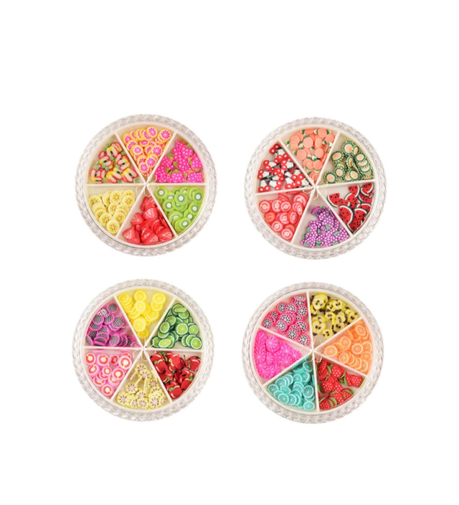 HAPINARY 4 Box Fruit Nail Stickers Slice Nail Decoration Manicure Pastes Self-adhesive Nail Decals Fruit Nail Art Slices Stickers for Nails 3d Nail Decals Nail Art Stickers Nail Art Decals - Buy Online on SooperMarket.com