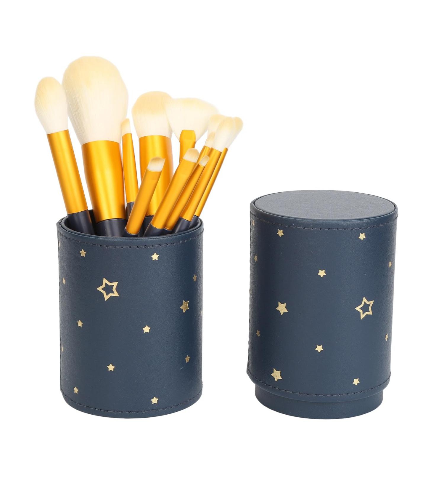 Makeup Brush Set Professional 12 Piece Brushes Complete Makeup Brush Set Soft Bristle with Holder for Home - Buy Online on SooperMarket.com
