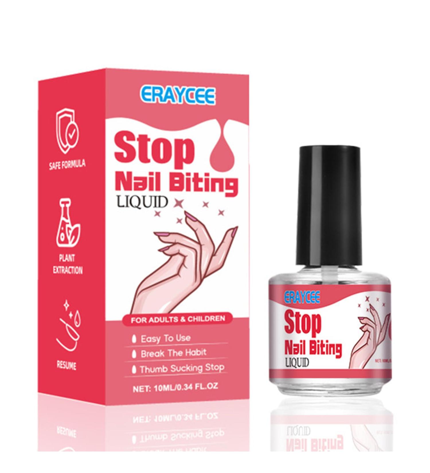 Quick Drying Anti Nail Biting Nail Polish - Nail Biting Prevention For Kids - Stop Nail Biting Nail Varnish - Nail Biting Prevention For Adults & Children Fast And Easy Application - Buy Online on SooperMarket.com
