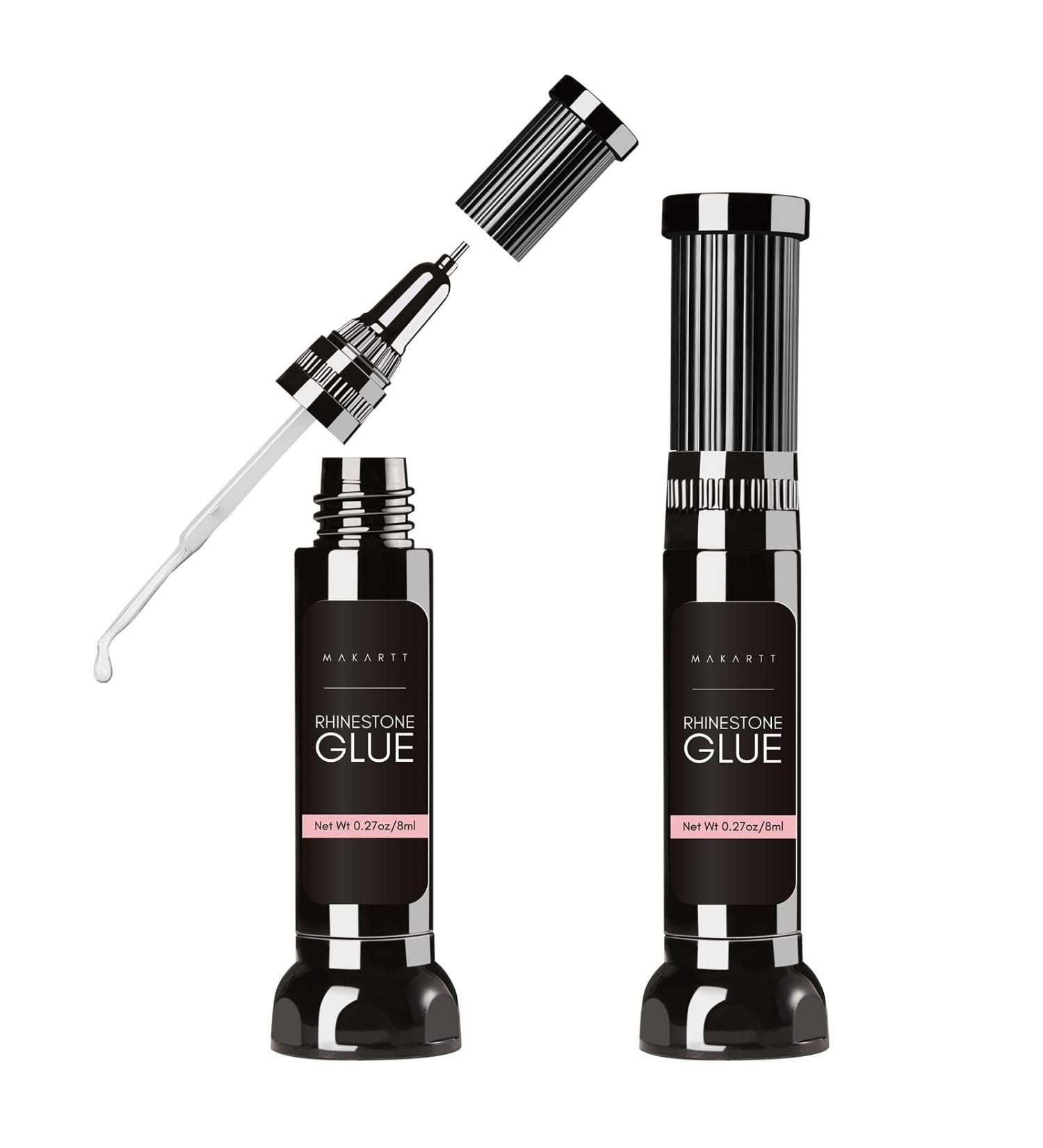 Makartt 2pcs Nail Rhinestone Glue Gel Pen Set - Clear, Precision Adhesive for Nail Art Decorations - 8ml - Buy Online on SooperMarket.com