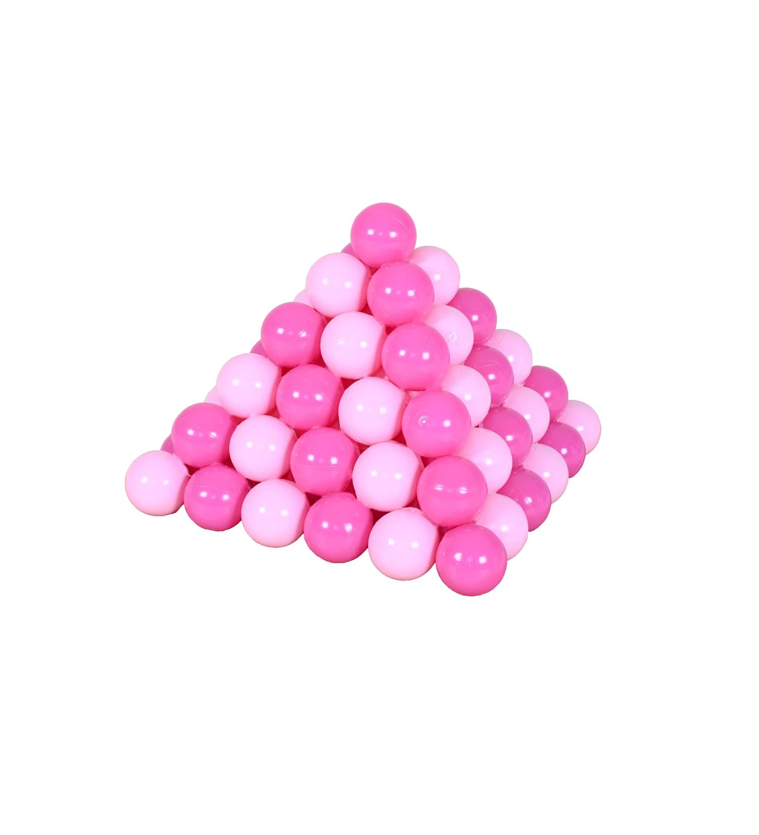 Knorrtoys 56755 - Soft Pink Ball Set ( 6 cm) - 100 Count - Perfect for Playtime | International Shipping Available - Buy Online on SooperMarket.com