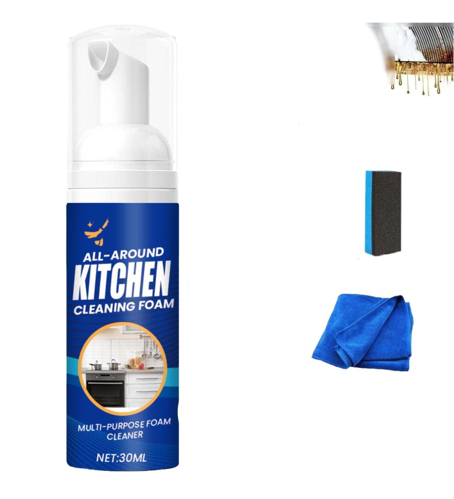 Japanese Multi-Purpose Cleaner Spray Kitchen Foam Cleaner All-Round Kitchen Cleaning Foam Japanese Multi-purpose Cleaner Spray Foam Cleaner Multi-purpose Oil Stain Remover Cleaning Spray (1Pcs) - Buy Online on SooperMarket.com