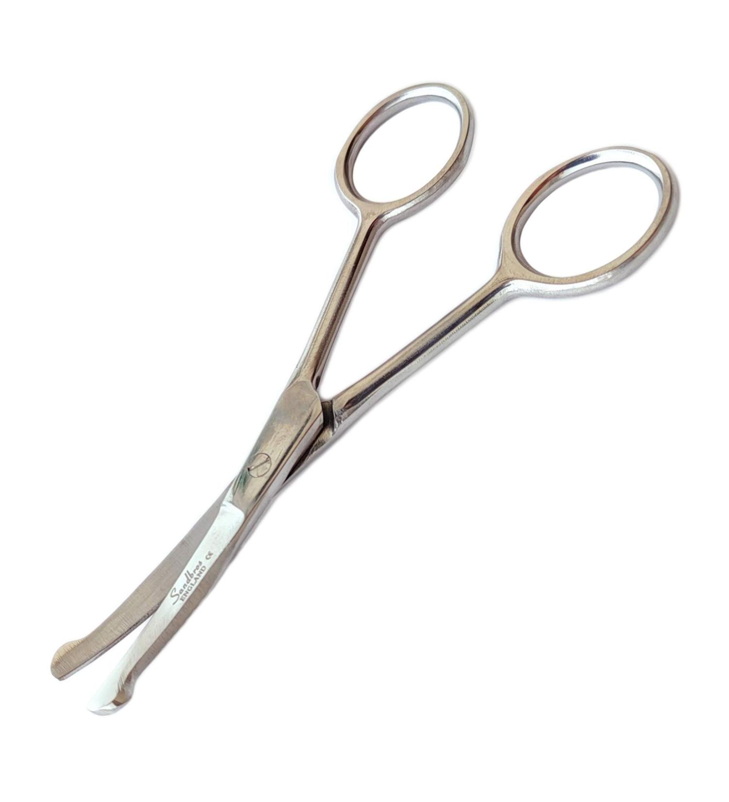 Sandbros Bull Nose Scissors 4.5 Probe Curved - 114.3mm Length - Buy Online on SooperMarket.com