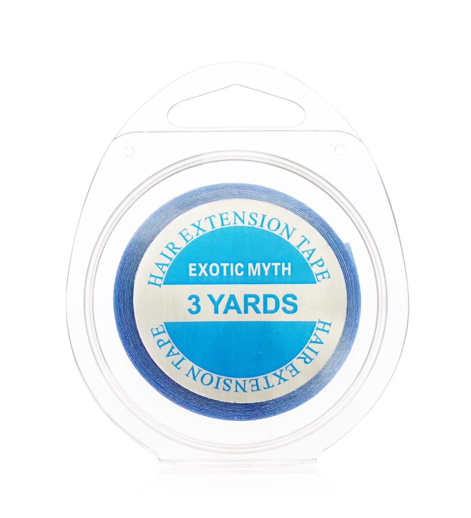 Double Sided Hair Extension Tape - Long-lasting Hold (Blue, 10mm x 3 yards) - Buy Online on SooperMarket.com