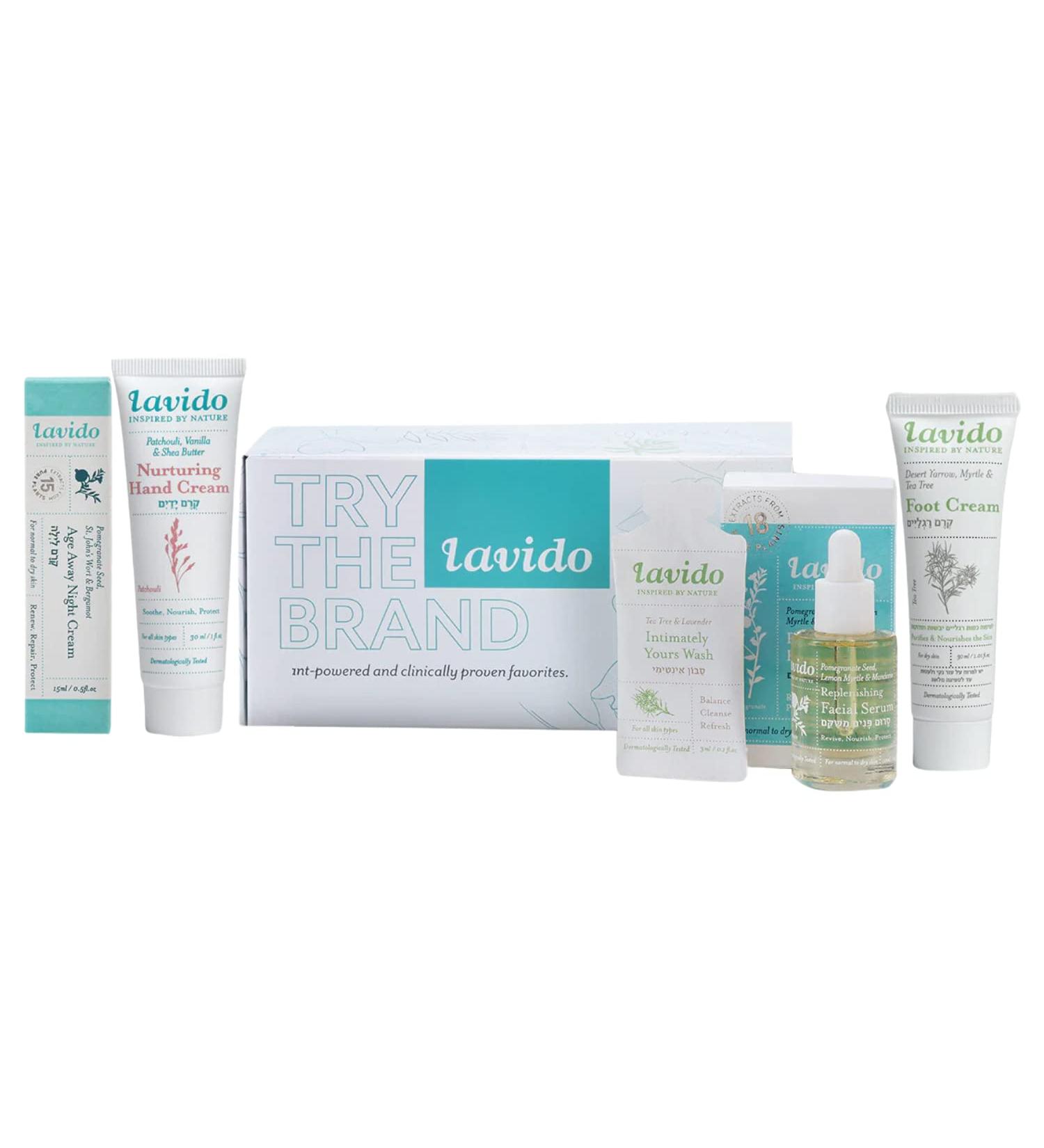 Lavido Natural Try The Brand Intro Kit | Vegan Cruelty-Free Clean Beauty | Shop Internationally - Buy Online on SooperMarket.com