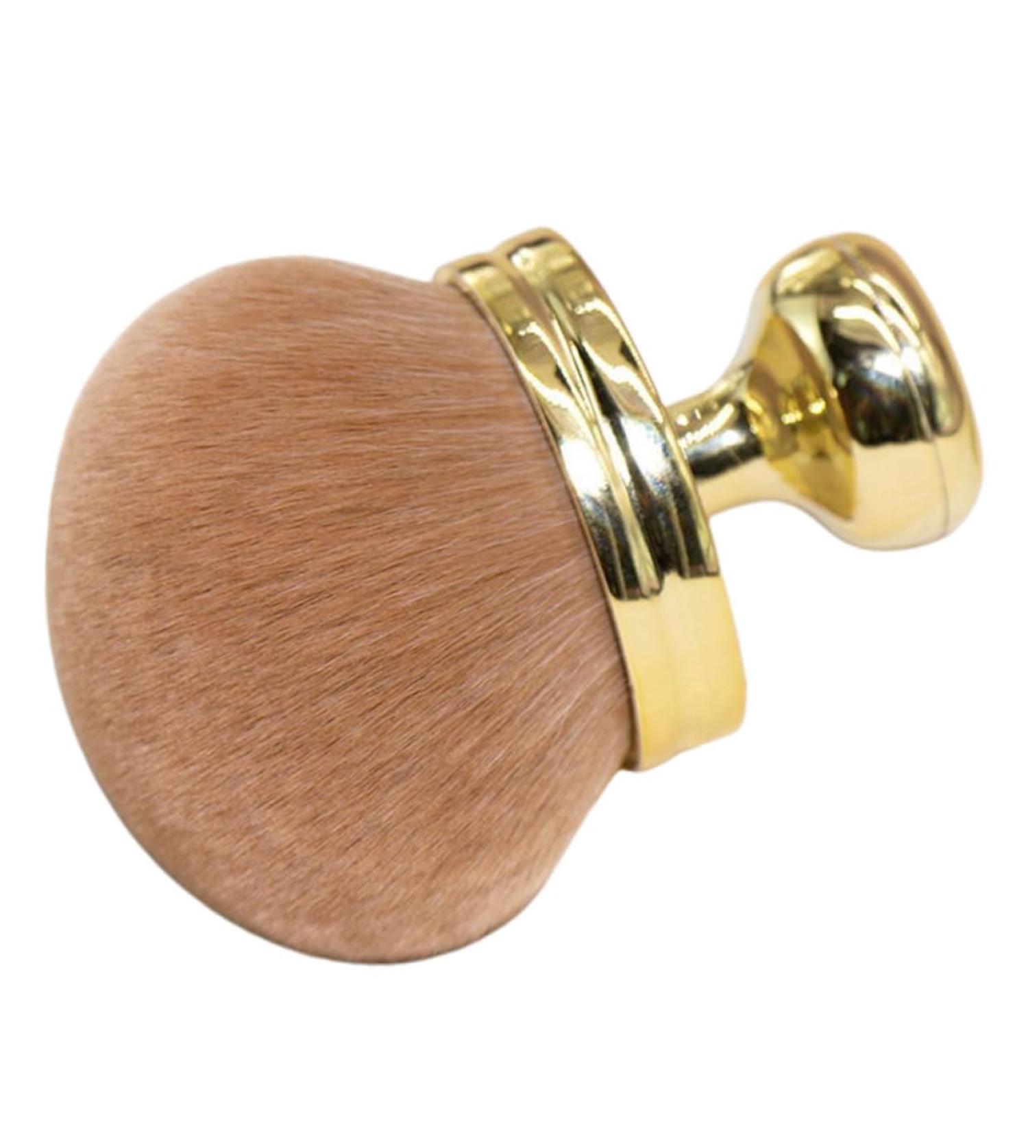 HAPINARY Fluffy and Soft Makeup Brush Blush Brush Setting Powder Brush Blush for Makeup Brush for Powder Foundation Travel Makeup Brushes Travel Powder Brush Travel Size Makeup Brushes 8.50X7.00X7.00CM Golden - Buy Online on SooperMarket.com