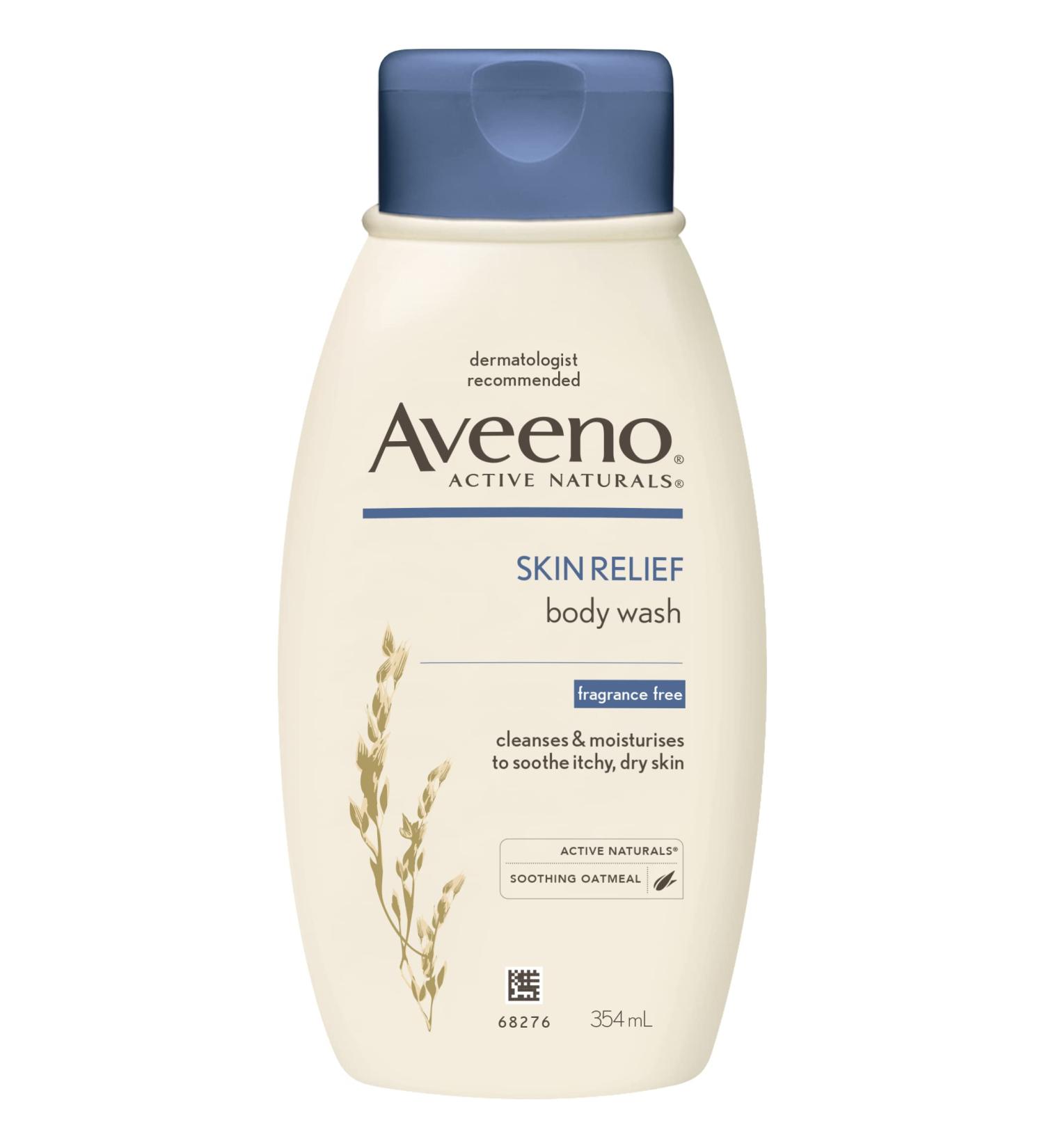 Aveeno Skin Relief Fragrance-Free Body Wash - 12 oz | Soothing & Hydrating - Buy Online on SooperMarket.com