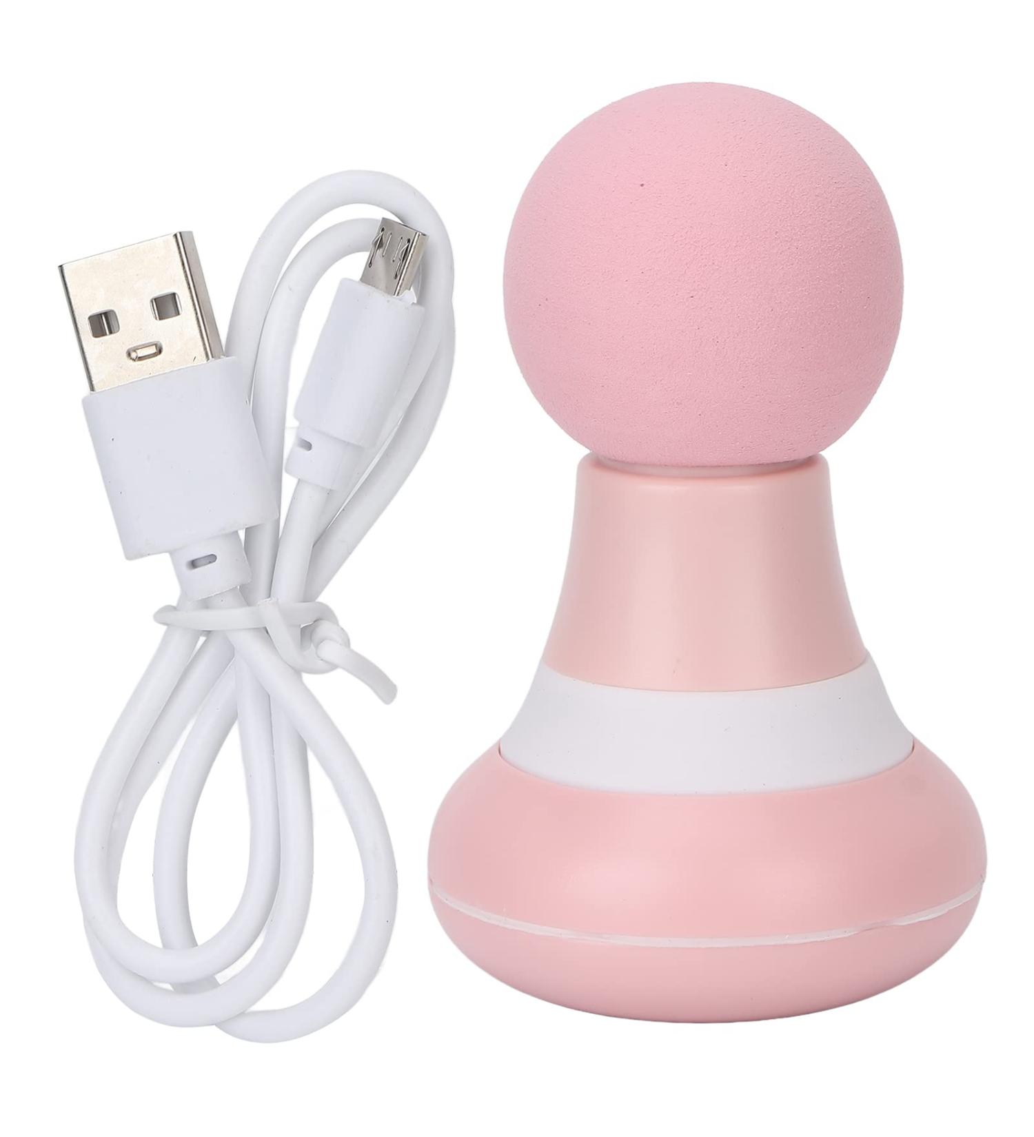 Mini Massage Gun - Portable 6-Speed Percussion Muscle Massager for Recovery Fat Loss & Pain Relief (Pink) - Buy Online on SooperMarket.com