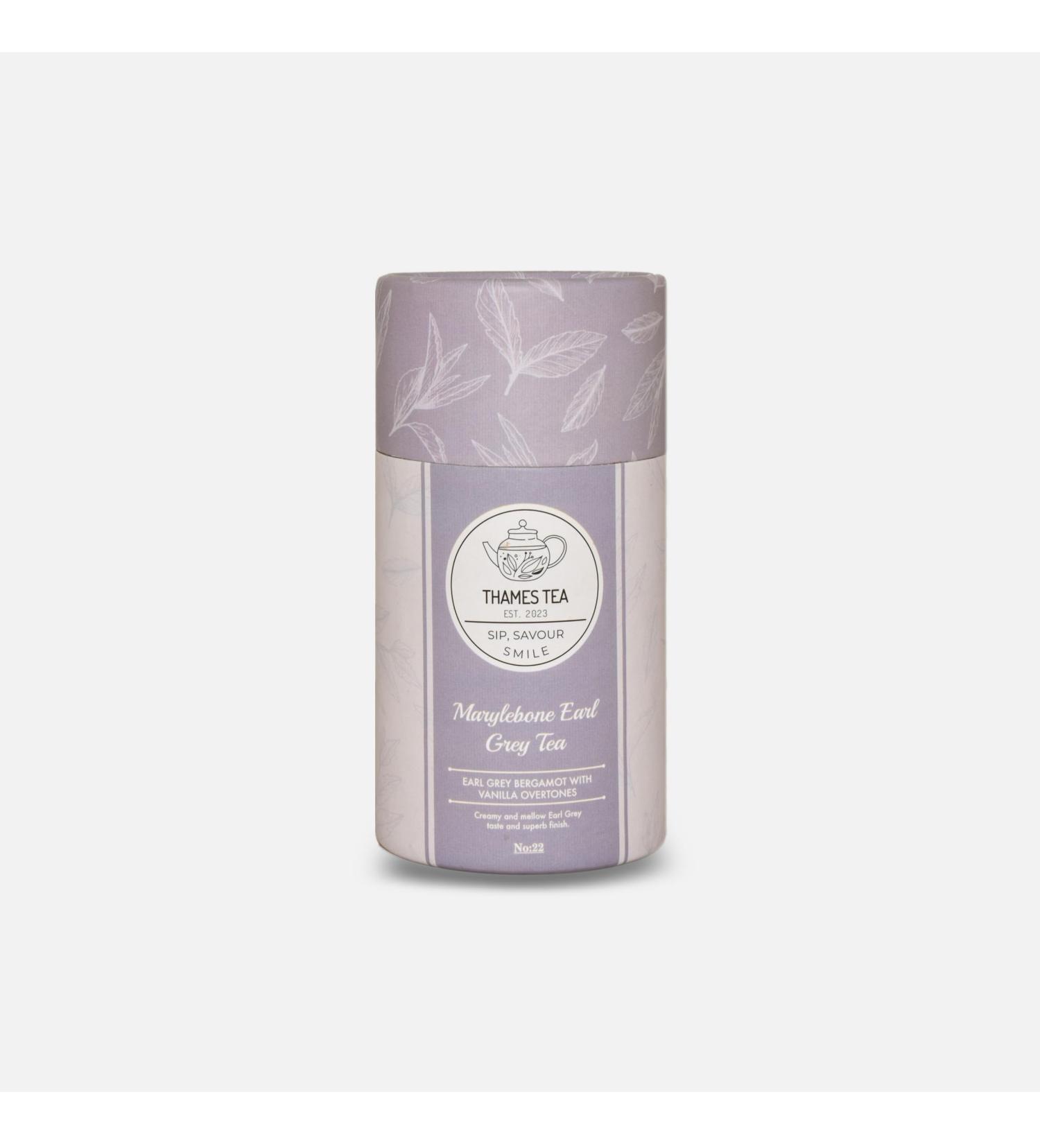 Thames Tea: Premium Flavoured Loose Leaf Cream Earl Grey - Tubebox | Luxury British Tea Experience - Buy Online on SooperMarket.com