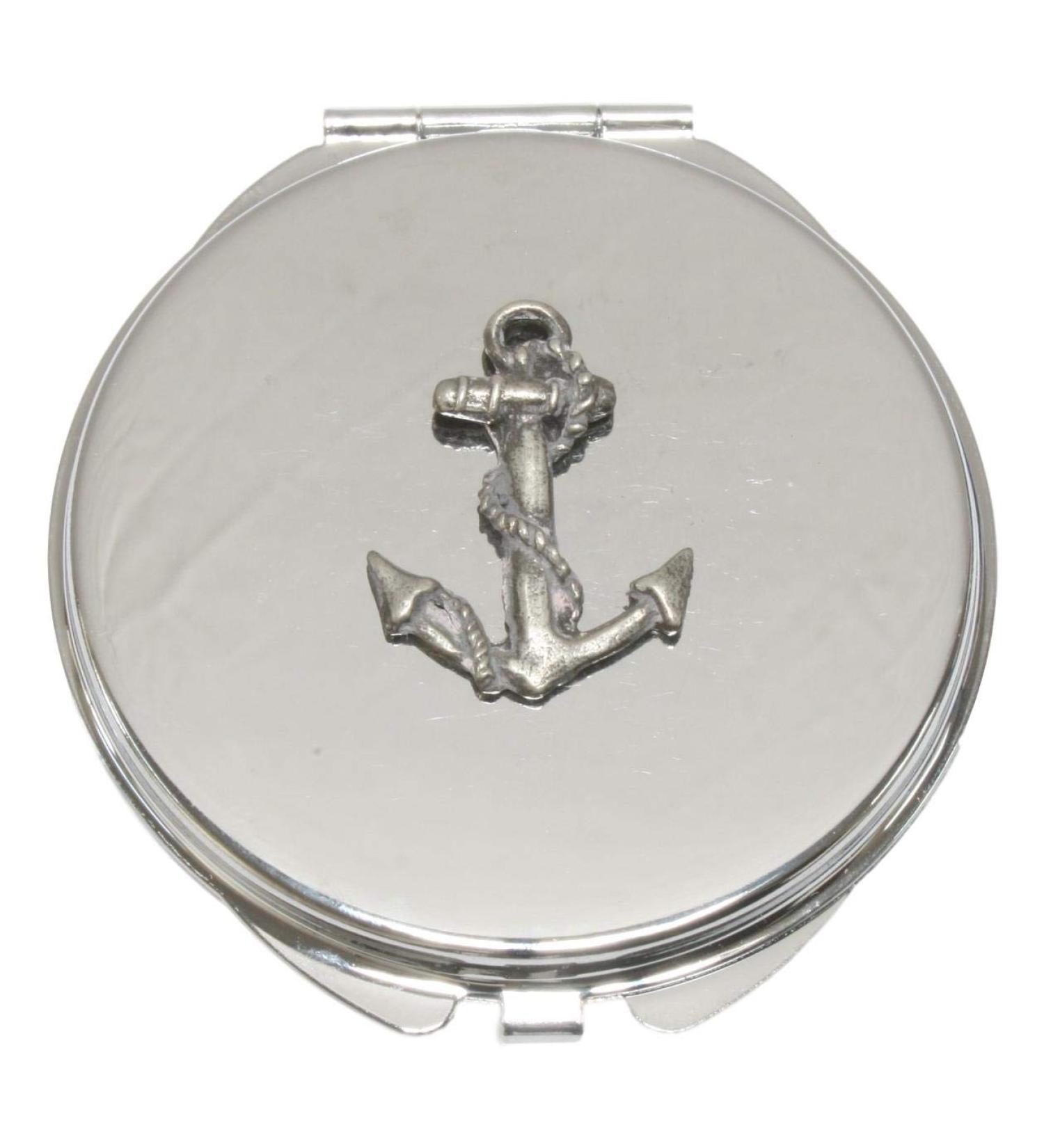 Ships Anchor Compact Mirror Handbag Gift With Free Engraving 325 - Buy Online on SooperMarket.com