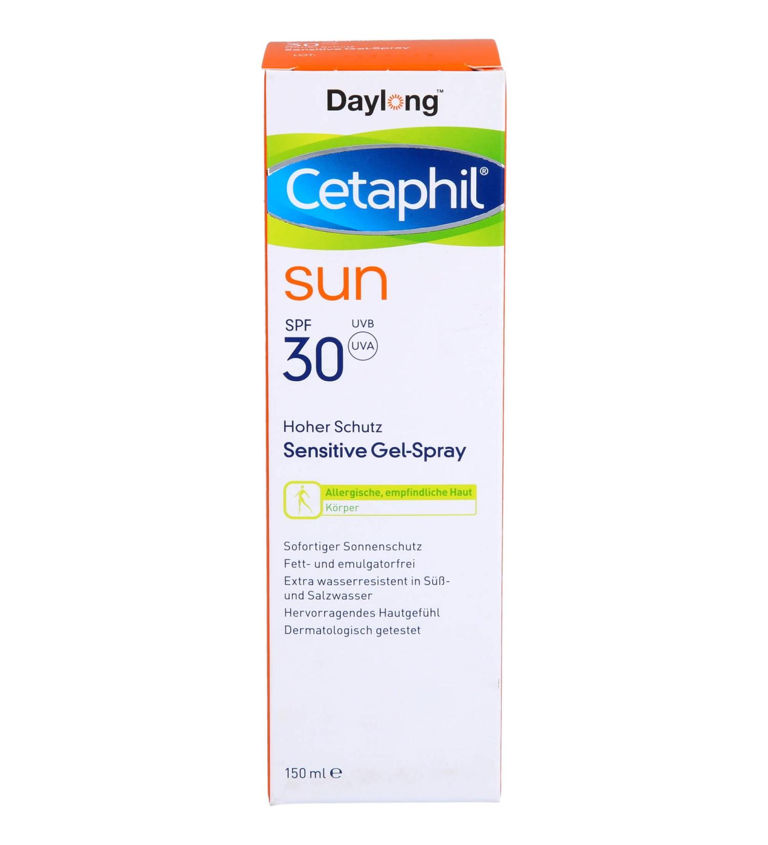 Buy Cetaphil Sun Daylong SPF 30 Sensitive Gel Spray - Best Sunscreen for Sensitive Skin | International Shipping Available - Buy Online on SooperMarket.com