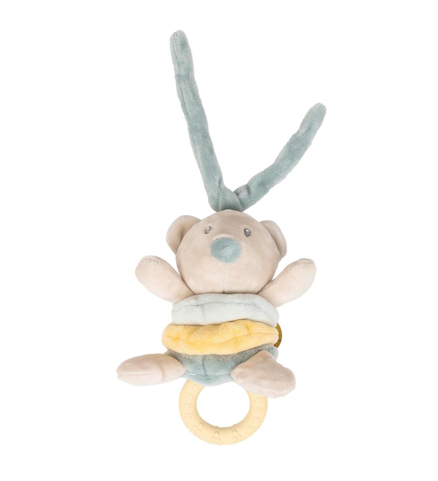 NATTUO Action Tool with Vibration Function & Silicone Teething Ring - Colorful Toys for Babies | Jules Romeo & Sally - 22 cm - Buy Online on SooperMarket.com