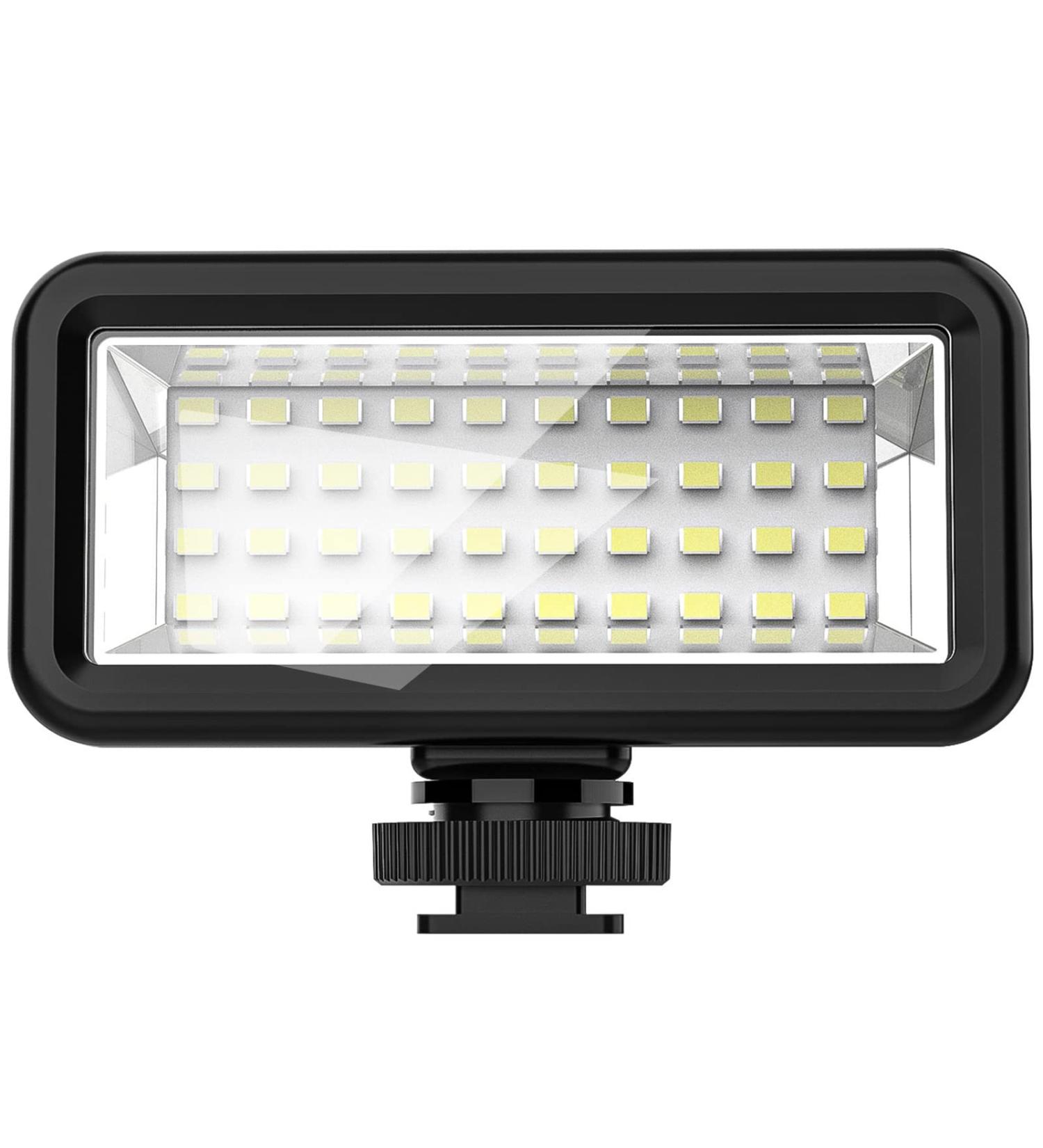 FitStill Underwater Dive Light - 40 LED High Power Video Light 131ft Waterproof - For GoPro, Canon, Nikon, Pentax, Panasonic, Samsung Cameras - Buy Online on SooperMarket.com