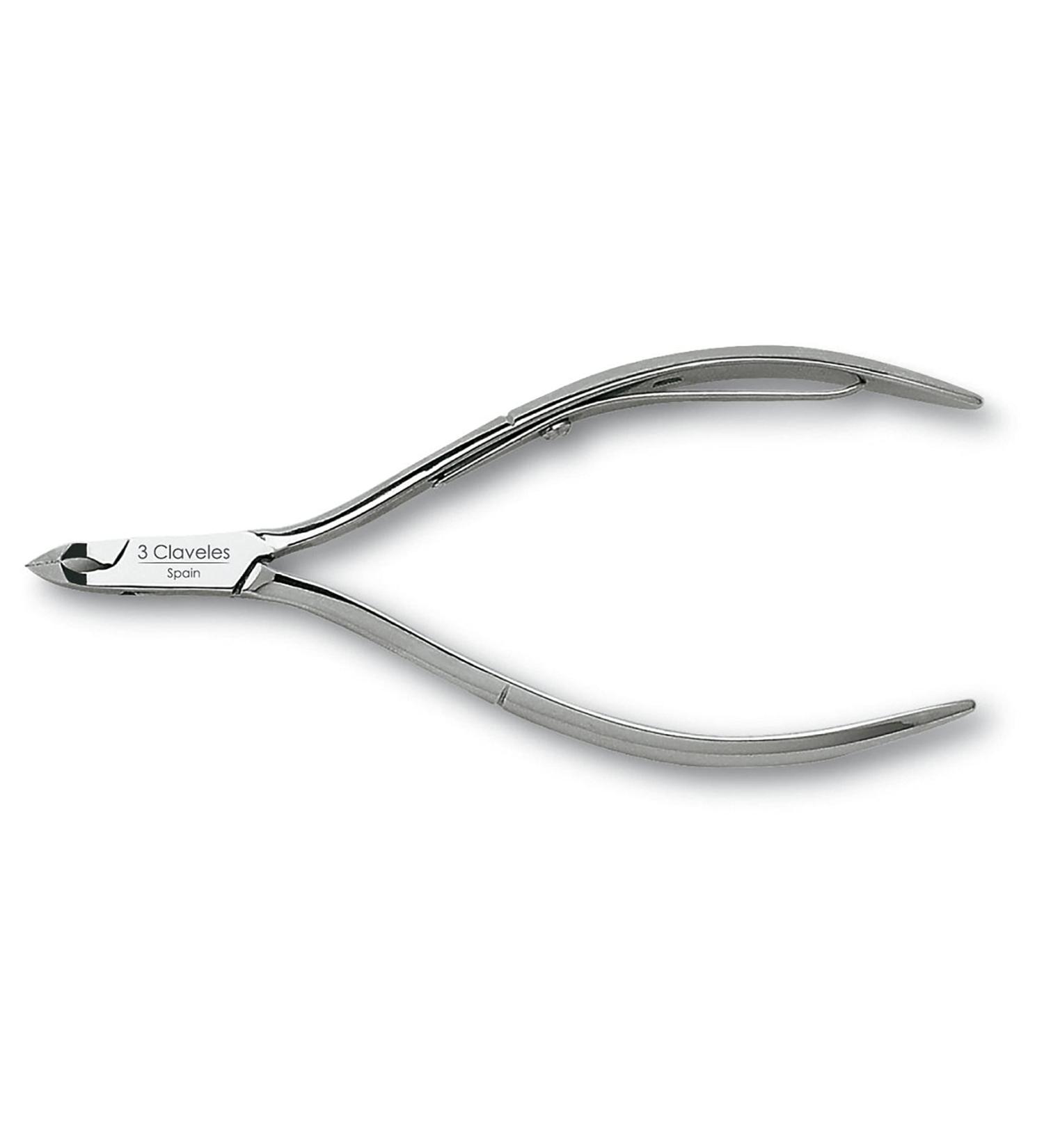 3 Claveles 12110 Cuticle Pliers 11.5 cm with Mouth Cut 3 mm - Buy Online on SooperMarket.com