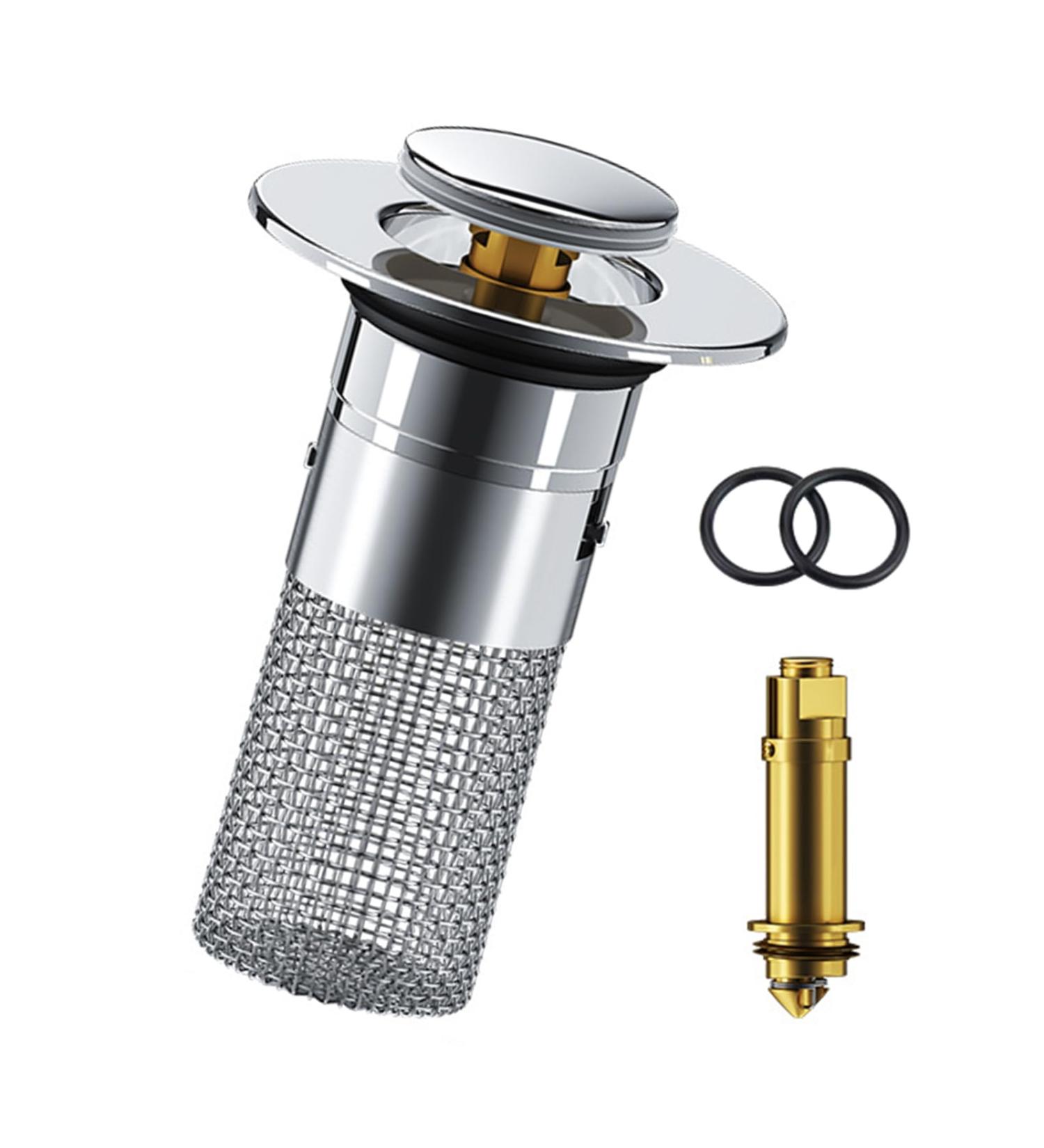 Efficient & Sink Strainer Convenient & Sink Plug Installs Keep Your Drain Clear With Ease Sink Plug - Buy Online on SooperMarket.com