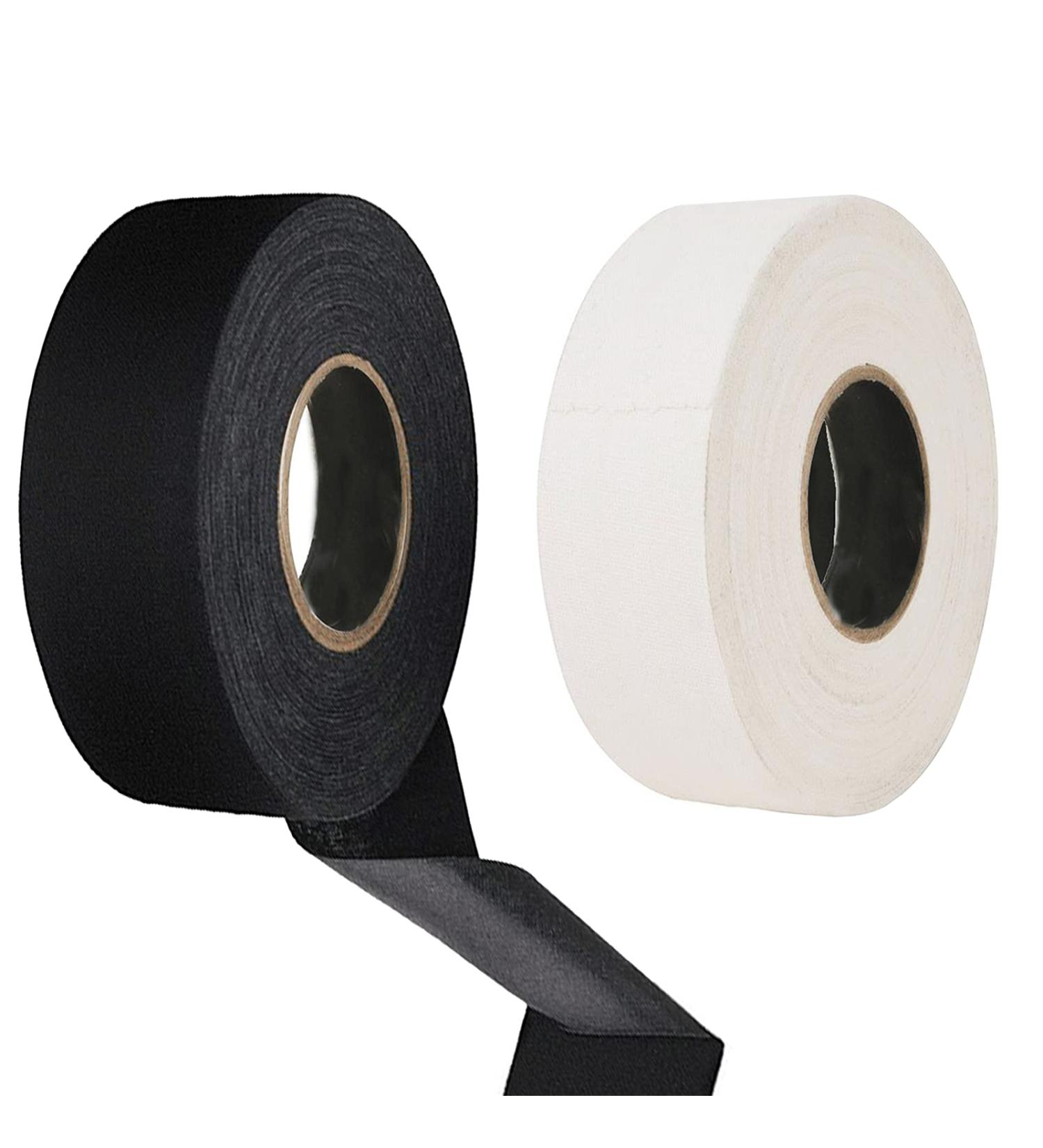 Eterspr Hockey Band Tapes - Non-Slip Handlebar Grip for Hockey Badminton & Golf - 2 Roll Set (Black & White) - 2.5cm 20m - Buy Online on SooperMarket.com