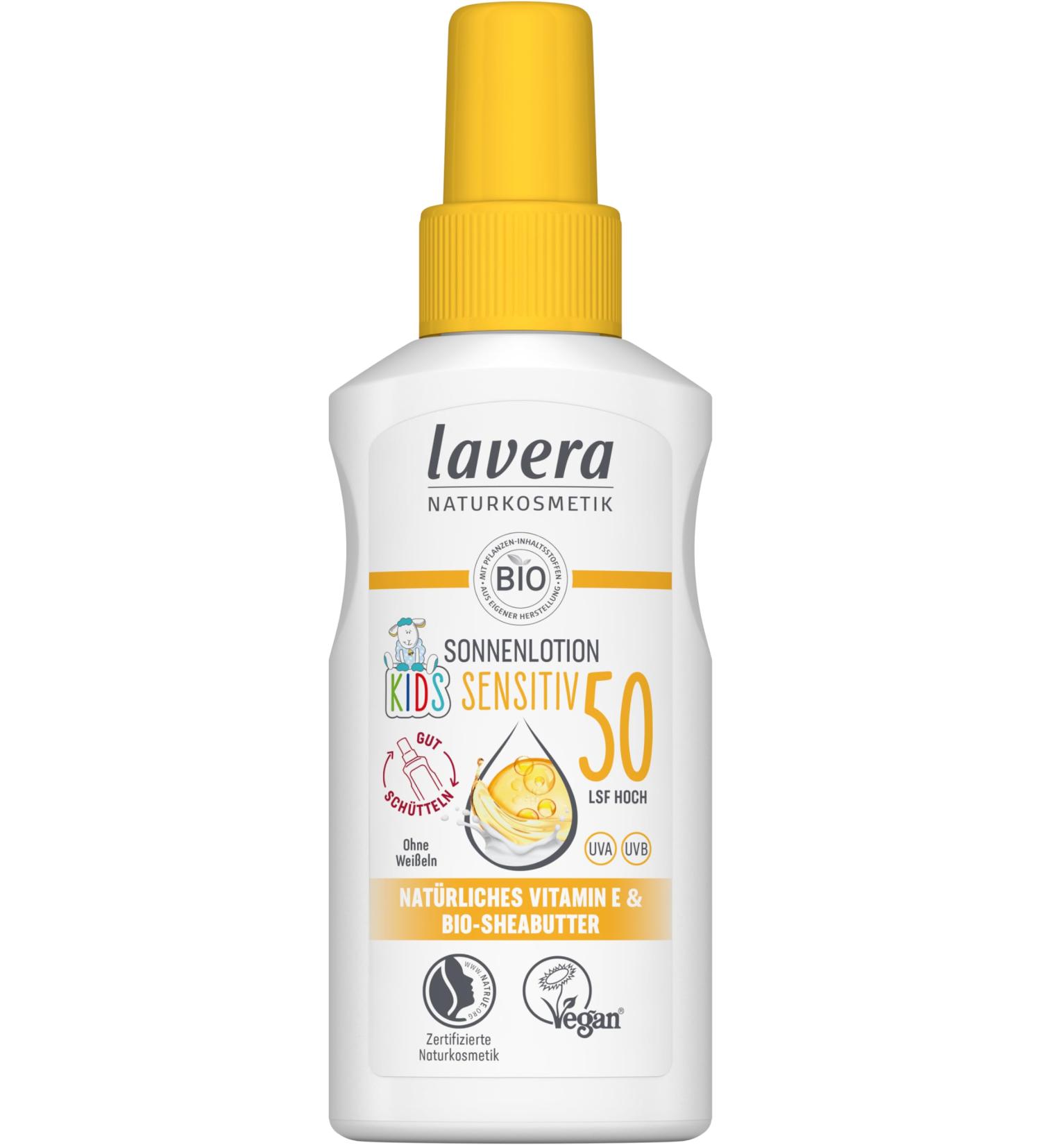 Lavera Sun Cream Sensitive SPF 50 for Children - 100 ml | Best Natural Sunscreen for Kids | Shop Internationally - Buy Online on SooperMarket.com