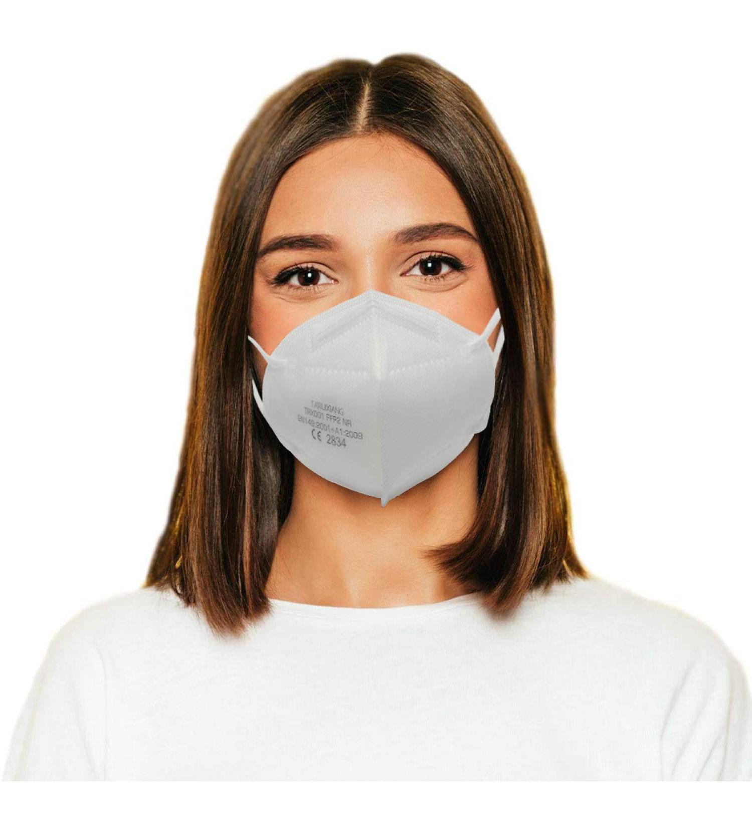 CALIYO 20 PCS CE2834 Certified 5-Layer Particle Filtering Masks | EN 149:2001 Protective Mouth Guard | International Shipping Available - Buy Online on SooperMarket.com