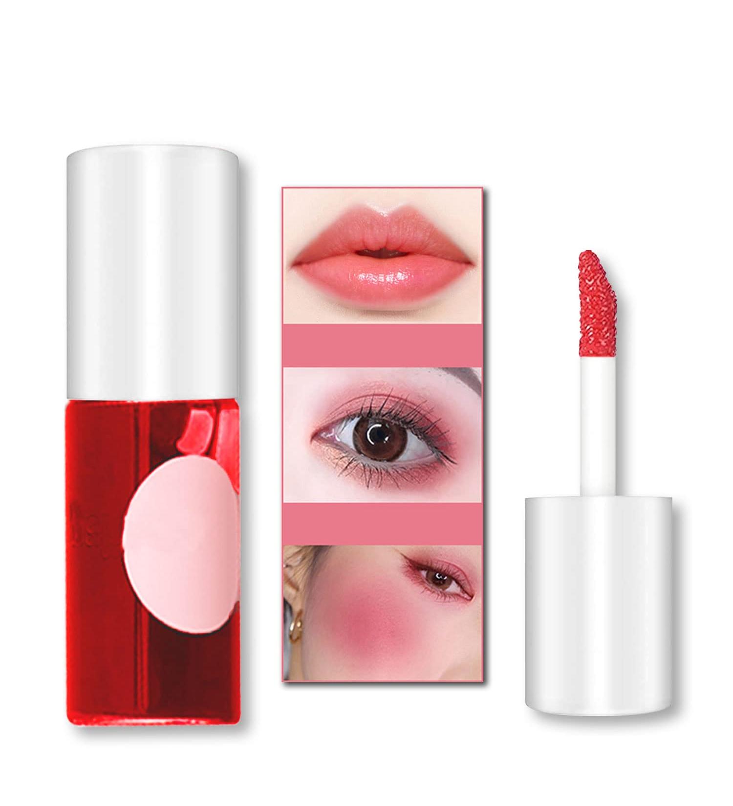 ZSSEMEI Lip Stain Tint Set - Mini Liquid Lipstick for Hydrating Cheeks and Eyes - Waterproof & Long Lasting - Easy Application Shimmery Natural Lip Gloss - Sexy Lip Color Makeup (1 APPLE) - Buy Online on SooperMarket.com