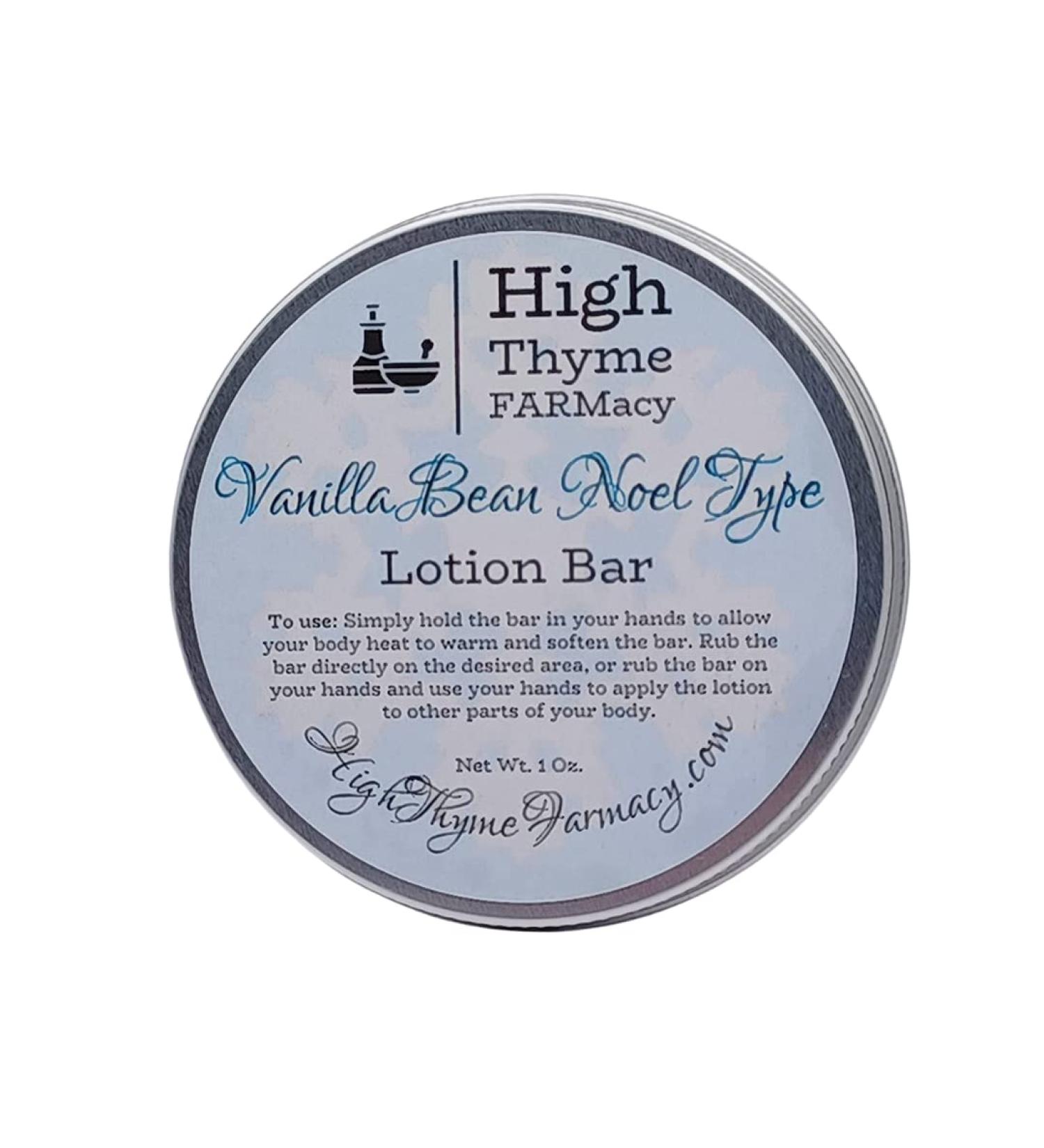 Vanilla Bean Noel Moisturizing Lotion Bar - 1.5 oz Waterless Lotion for Dry Skin - International Shipping Available - Buy Online on SooperMarket.com