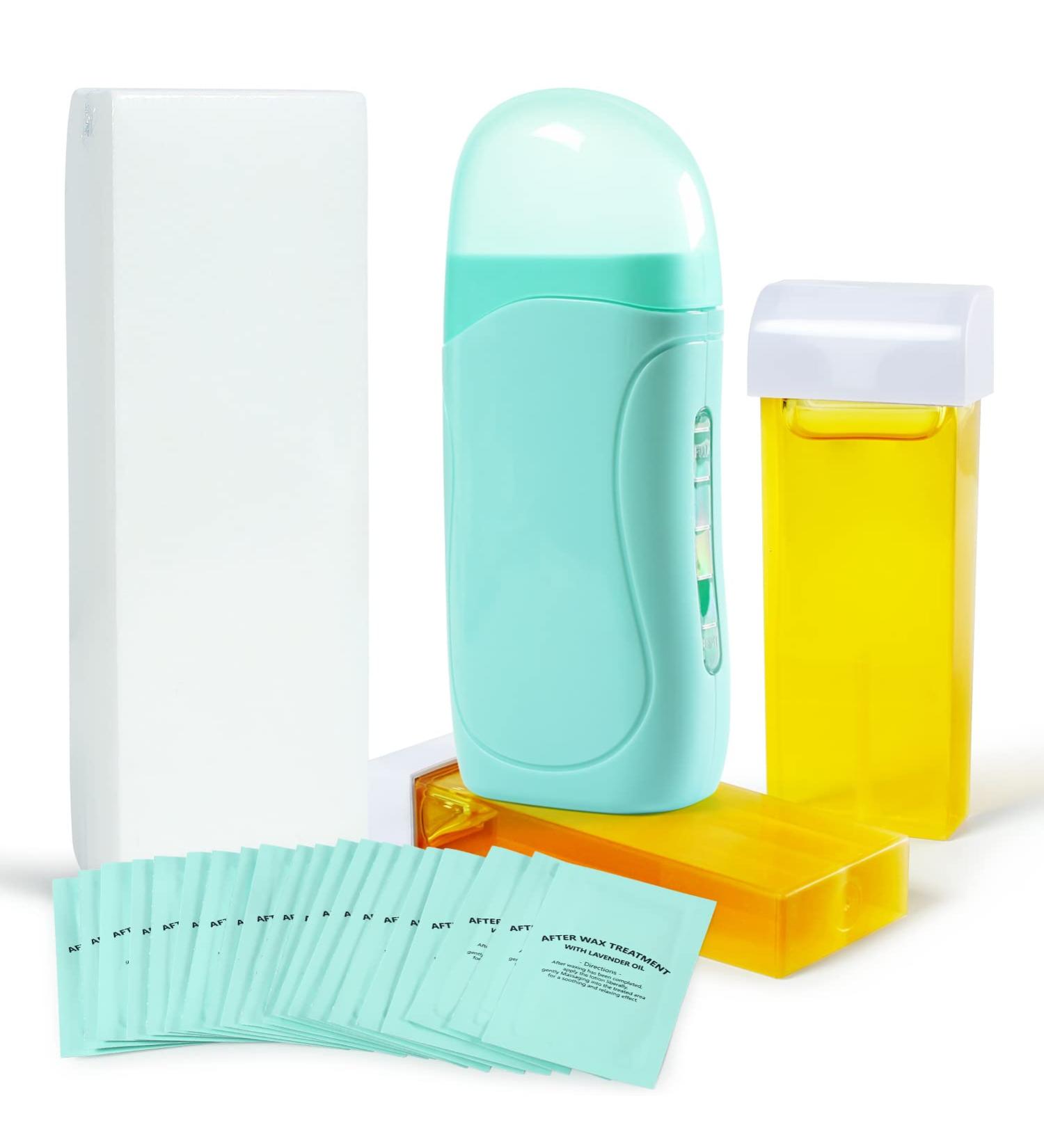 Honey Roll On Waxing Kit - Beth Lee Hair Removal Wax Warmer - 2 Honey Wax Cartridges - For Legs, Arms, and Underarms - Buy Online on SooperMarket.com