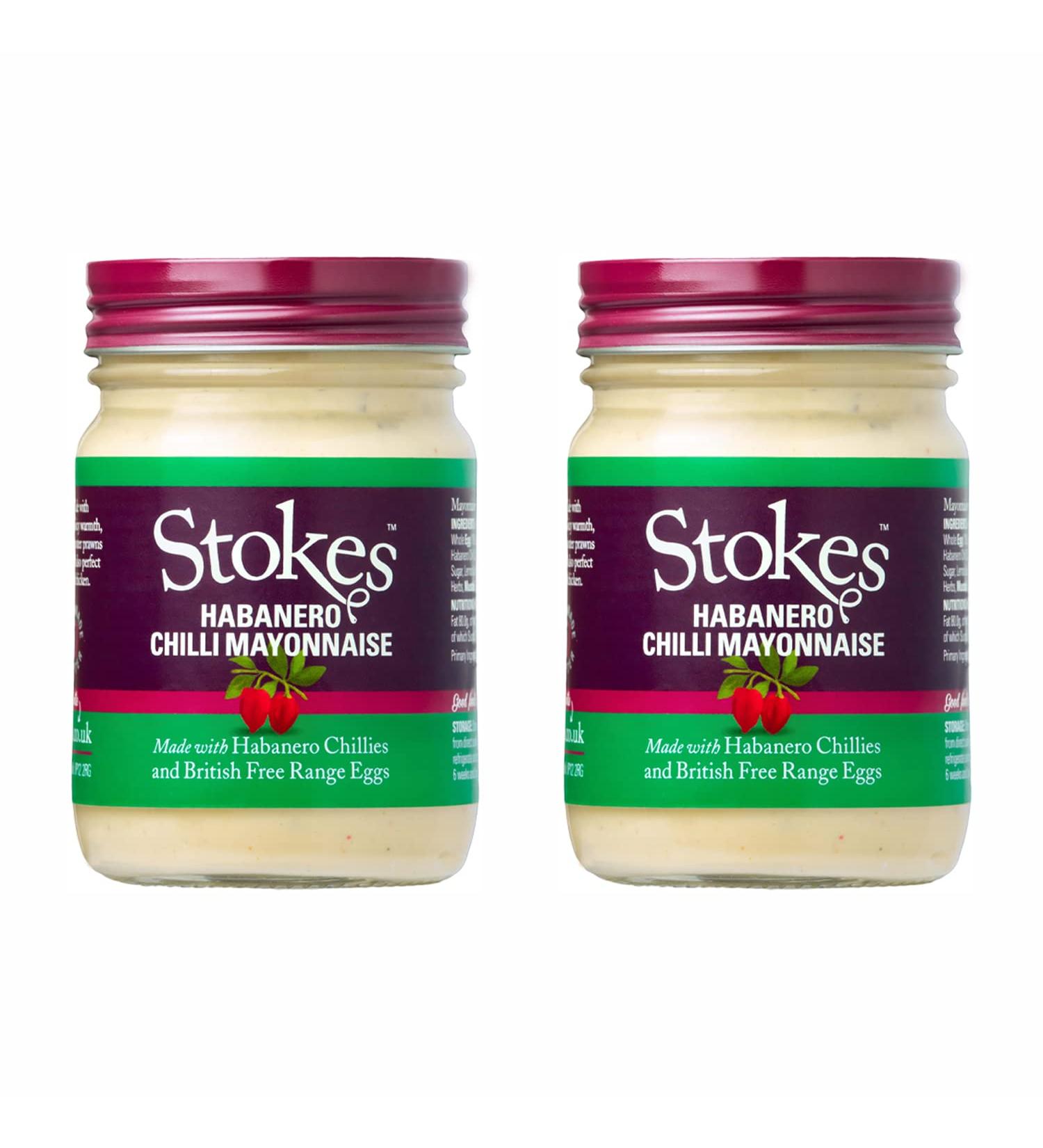 Stokes Habanero Chilli Mayonnaise 205g - Pack of 2