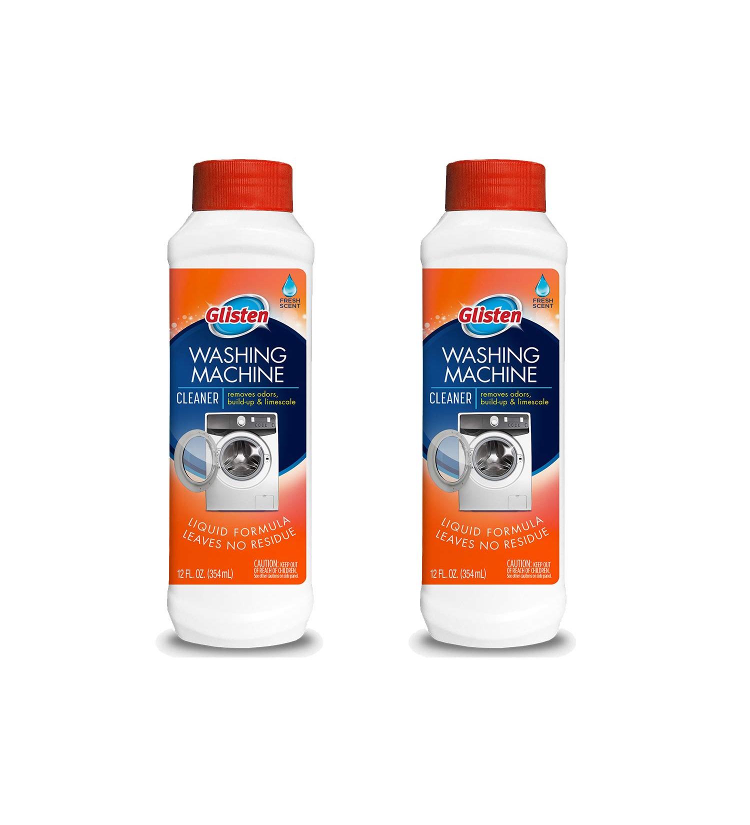 Glisten Washer Magic Machine Cleaner  Remove Odors and Buildup  Cleans Front Load & Top Load Washers  Safer Choice Winner  Pack of 2  24 Ounce 2 Pack - Buy Online on SooperMarket.com
