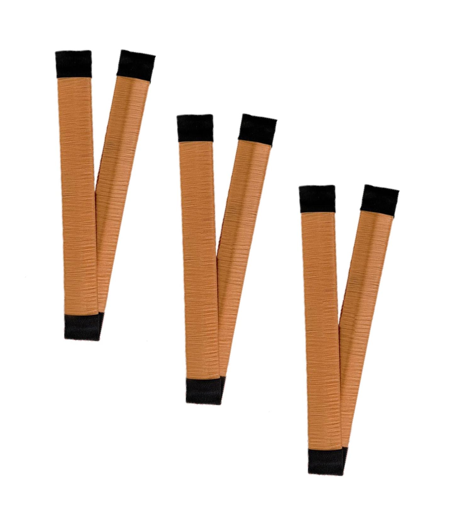 3 Pcs Fast Bun Maker Set - Easy Snap Doughnut Styling for Girls and Women in Champagne - French Twist Hair Fold Wrap Snap Band - Special Hair Bun Maker for Quick and Stylish Buns - Buy Online on SooperMarket.com