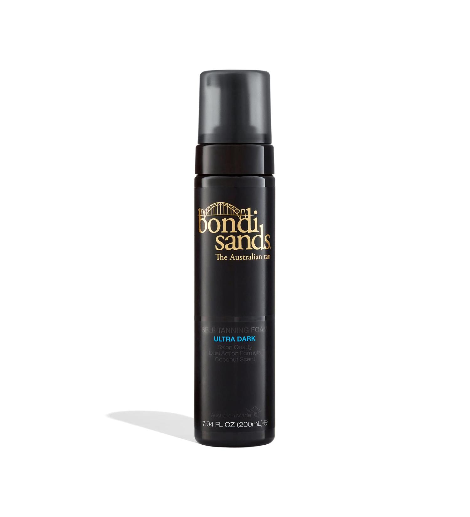 Bondi Sands Ultra Dark Self-Tanning Foam - Lightweight Buildable Formula Gives a Sun-Kissed Glow for a Flawless Finish Enriched with Aloe Vera Vegan + Cruelty Free Coconut Scent - 200 mL/7.04 Oz Very Dark 200 ml (Pack of 1) - Buy Online on SooperMarket.com