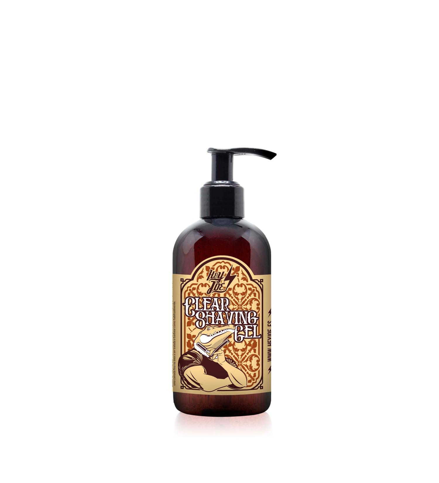 HEY JOE! Clear Shaving Gel for Men - Foam-Free Aloe Vera & Pro-Vitamin B5 | 250ml - International Shipping Available - Buy Online on SooperMarket.com