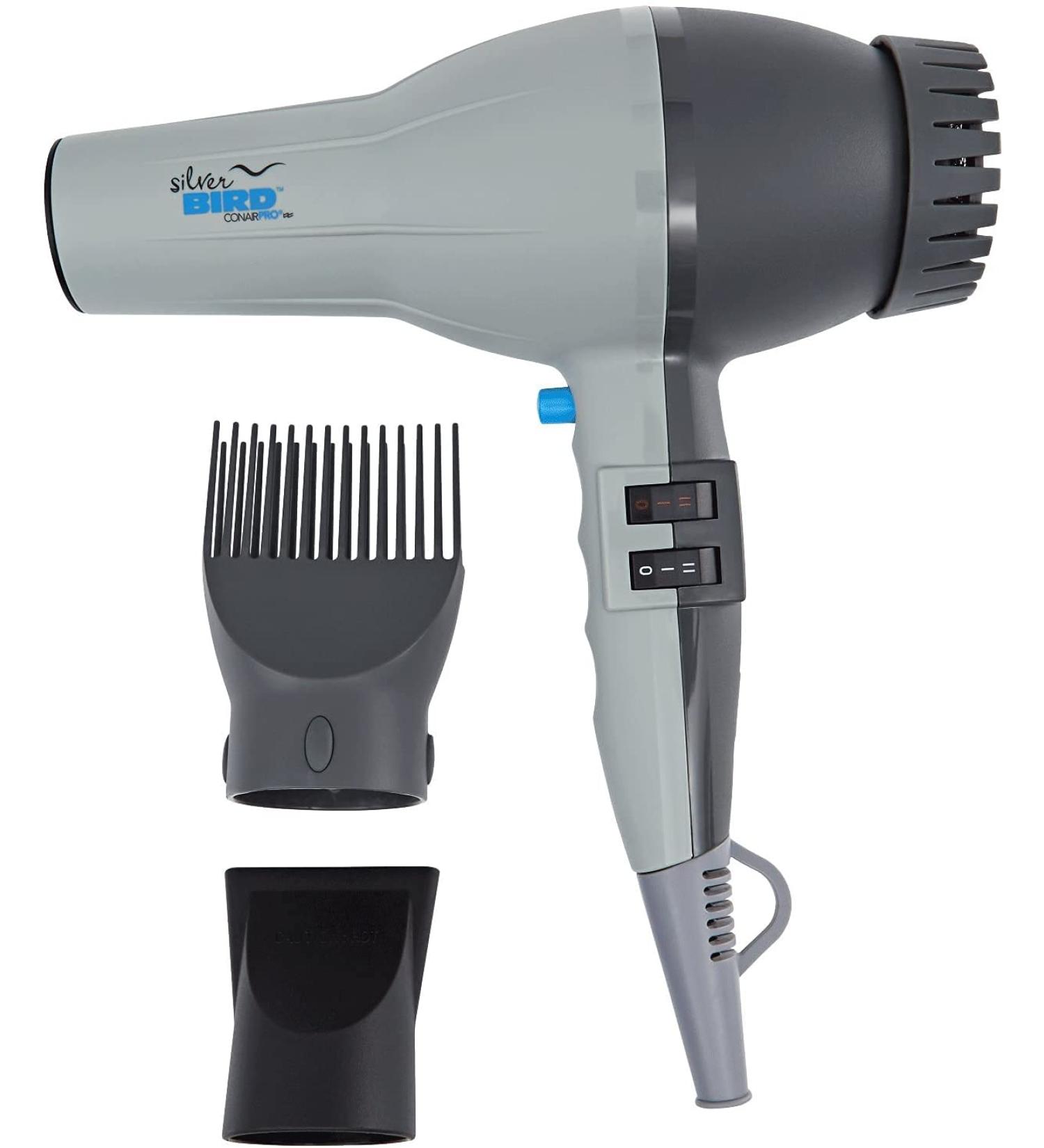 Conair Pro Silver Bird Hair Dryer SB307W - Professional Salon Quality Blow Dryer - Buy Online on SooperMarket.com