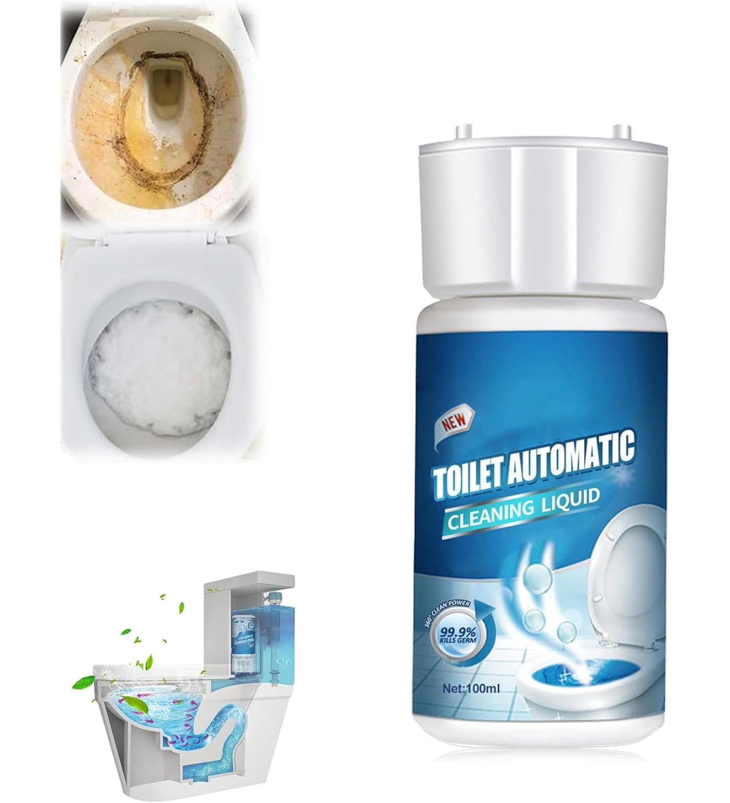 Foam Toilet Cleaner 2024 New Foam Toilet Cleaner Toilet Active Oxygen Agent Toilet Automatic Cleaning Liquid Cleaner Foaming For Toilet (3Pcs) - Buy Online on SooperMarket.com