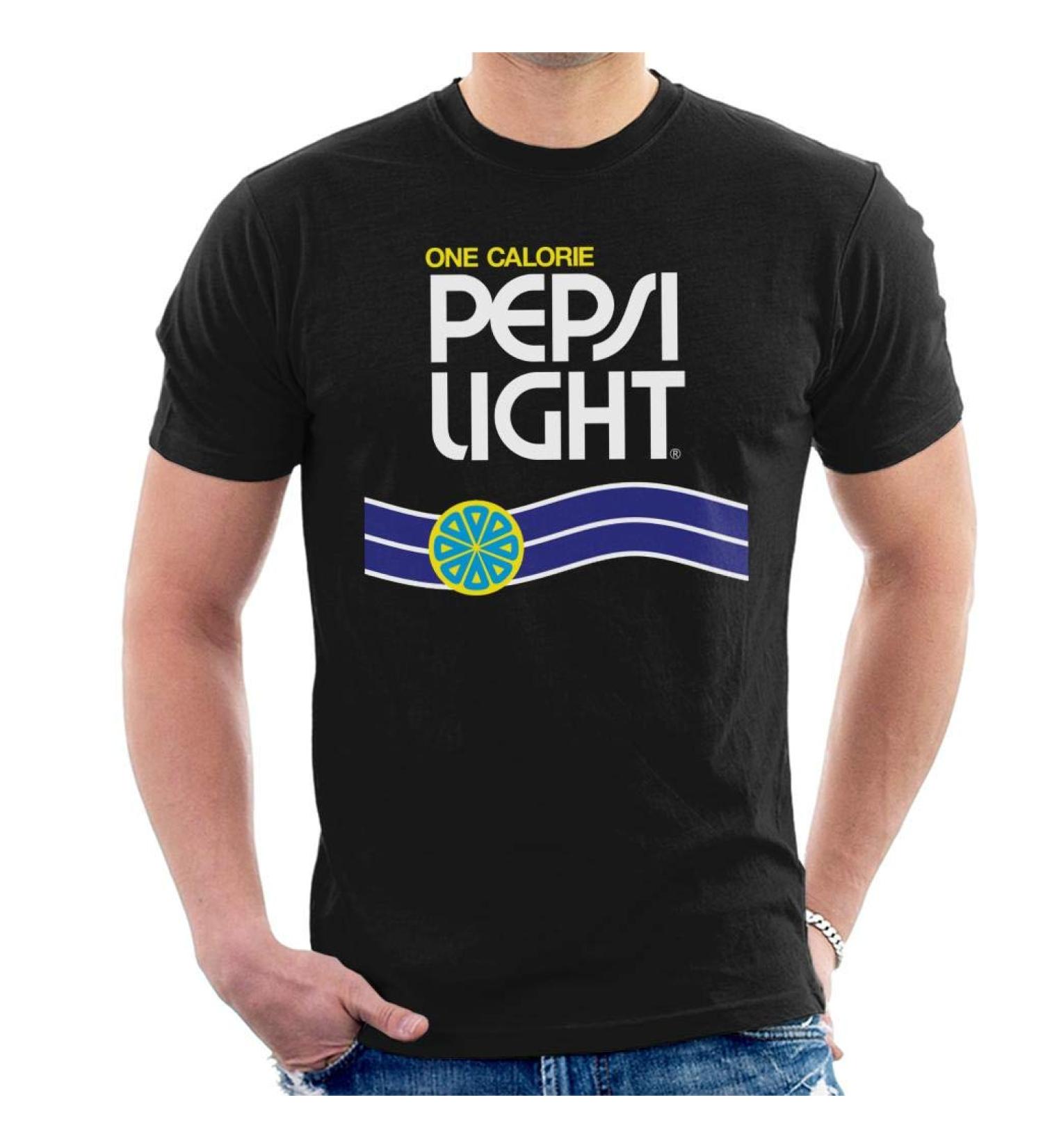 All+Every Pepsi Light Retro One Calorie Men's T-Shirt XL Black - Buy Online on SooperMarket.com