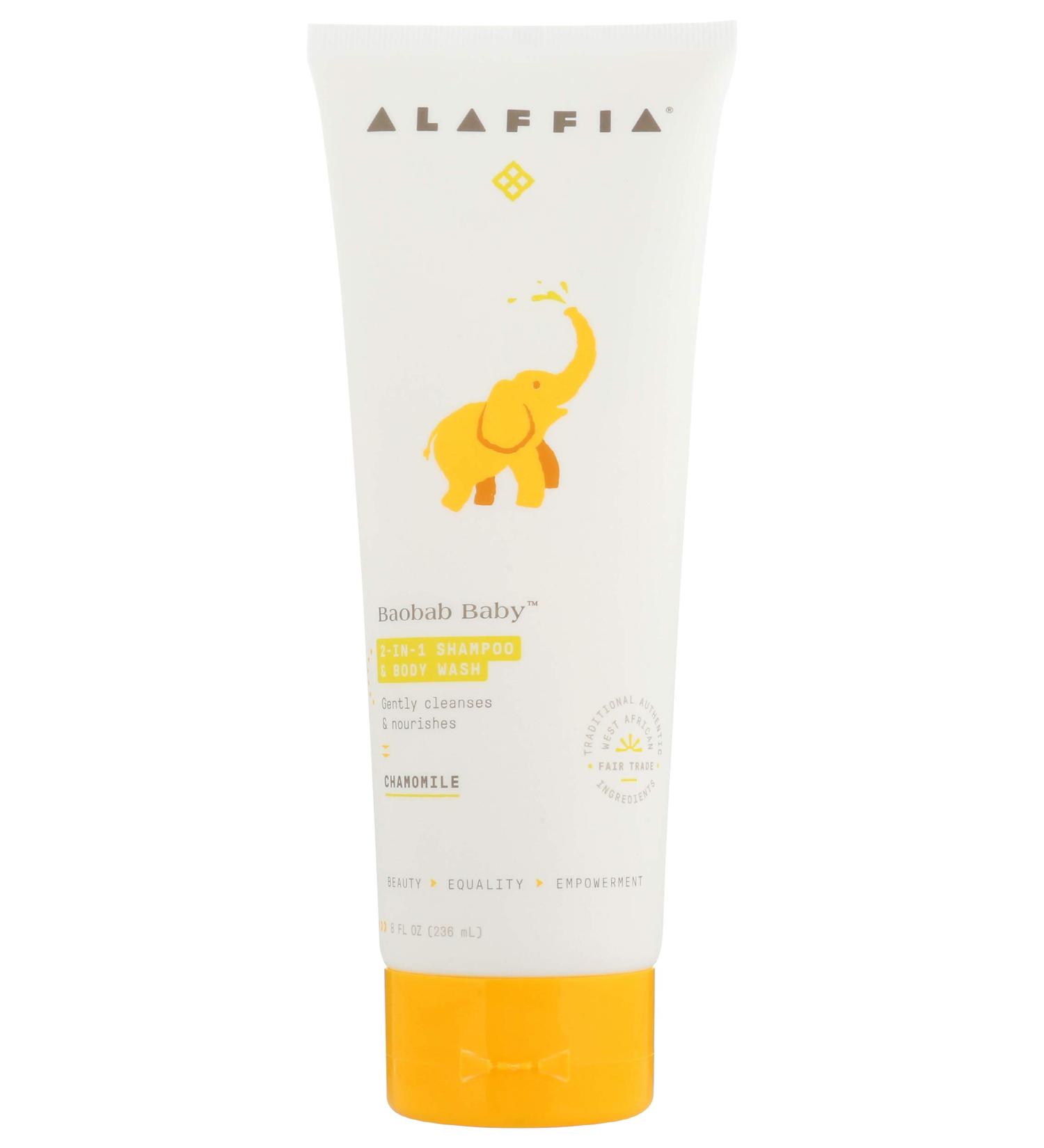 Alaffia Baobab Baby 2-in-1 Shampoo & Body Wash - Chamomile, 8 fl oz â€“ Natural & Gentle Cleanser - Buy Online on SooperMarket.com