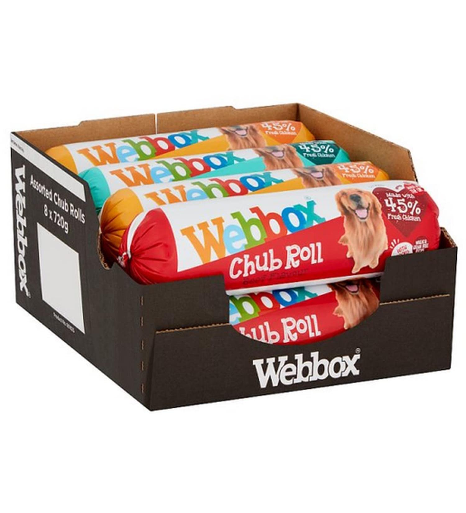 Webbox Chub Roll Assorted 8 x 720g Mixed