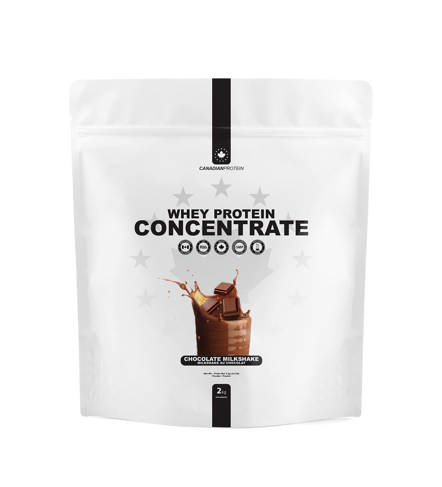 Canadian Protein Whey Concentrate 24g of Protein | 6 kg of Chocolate Milkshake Flavored Low Carb Keto Friendly Workout Recovery Drink | Protein Powder Rich in BCAA Amino Acids - Buy Online on SooperMarket.com