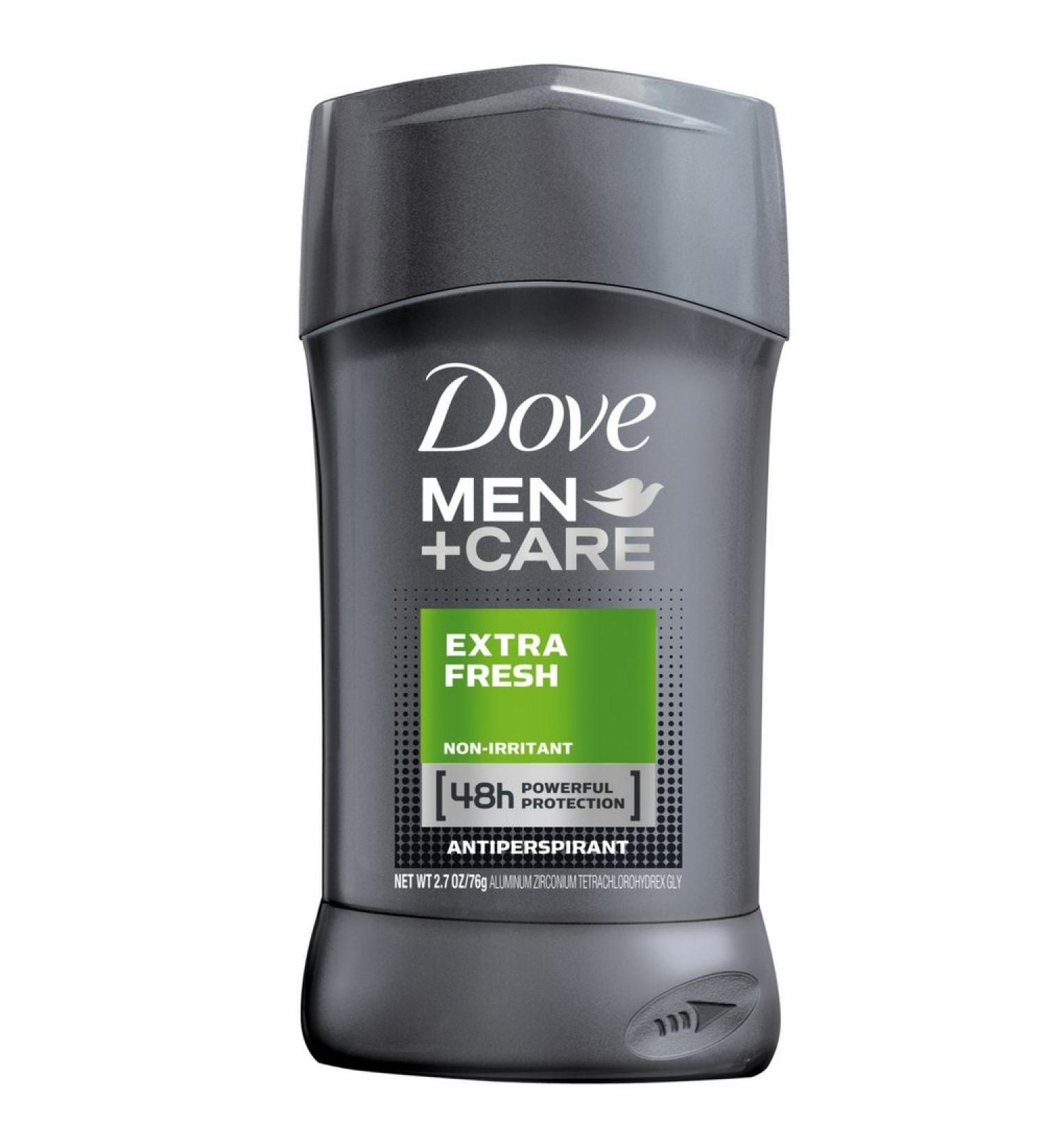 Dove Men + Care 48 Hour Antiperspirant Stick, Extra Fresh, 2.7 Ounces, Pack of 6 Fresh 2.7 Ounce (Pack of 6)