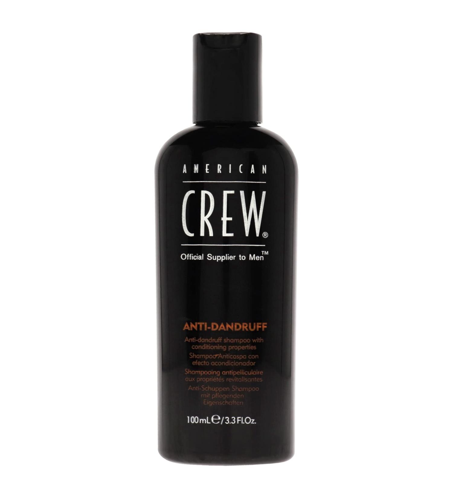 Men's Shampoo by American  Crew  Anti-Dandruff Shampoo  3.3 Fl Oz 3.3 Fl Oz (Pack of 1)