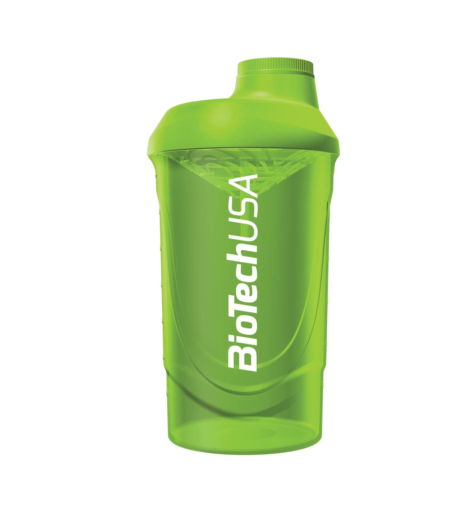 BiotechUSA Wave Shaker Bottle - 100% Leak-Proof Durable & Safe Improved Mixing Easy Clean - 600ml & 700ml Green - Buy Online on SooperMarket.com