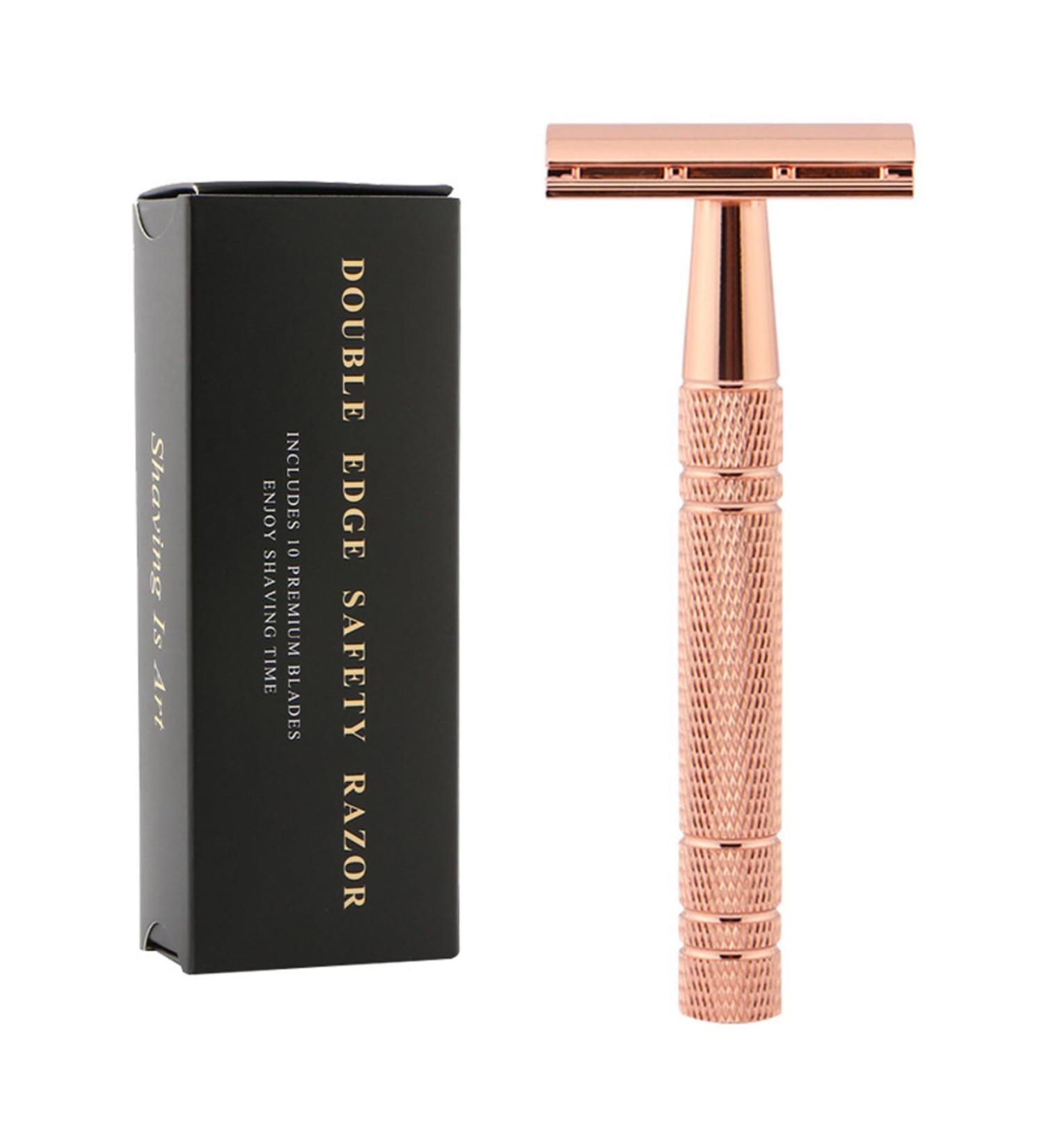 Premium Stainless Steel Safety Razors - Double Edge & Single Blade for a Close Smooth Shave | Ideal for Men - Buy Online on SooperMarket.com